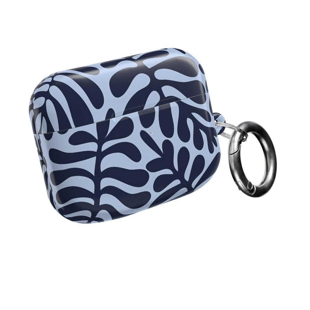 Blue Leaf AirPod Case - Botanical Protective Cover