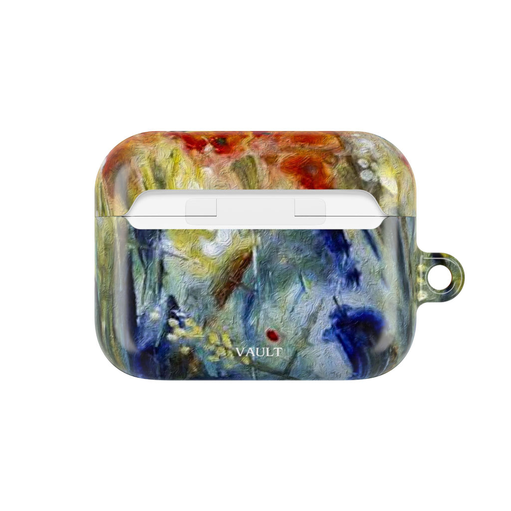 Floral Watercolor AirPod Case — Abstract Garden Protective Cover