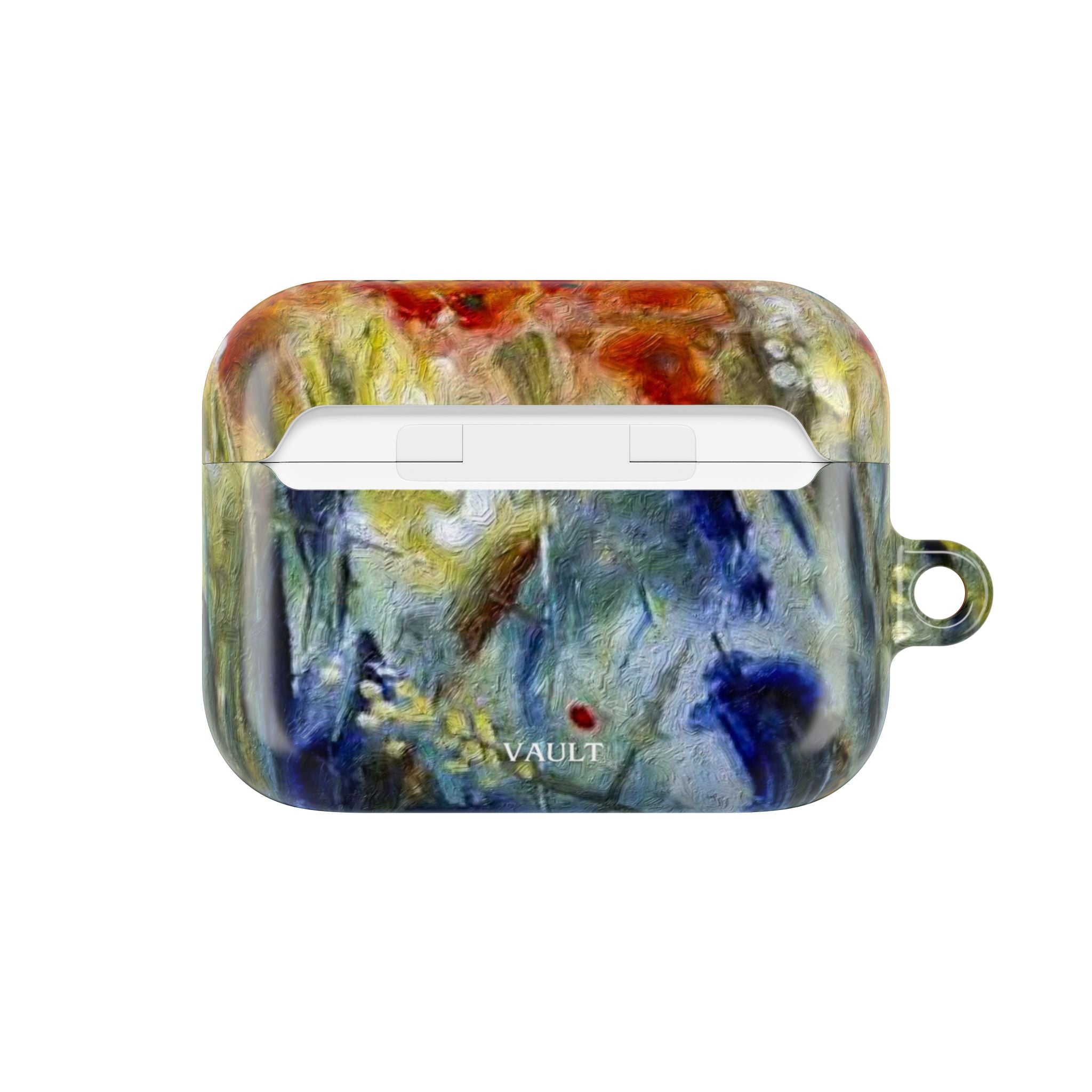 Floral Watercolor AirPod Case — Abstract Garden Protective Cover