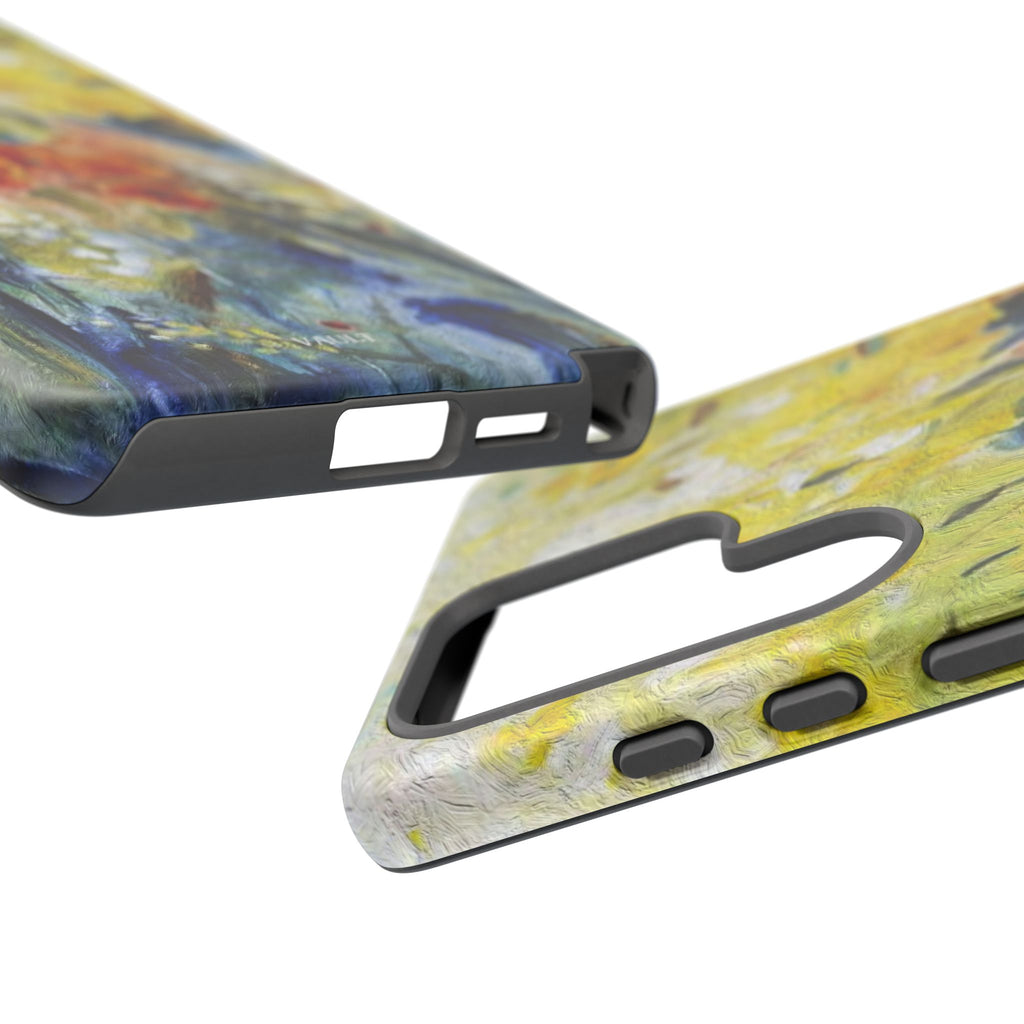 Floral Watercolor Phone Case — Yellow Garden Tough Cases