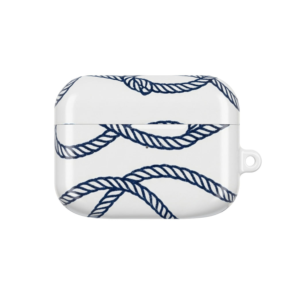 Nautical Rope AirPod Case – Blue Sailor Knot Protective Cover
