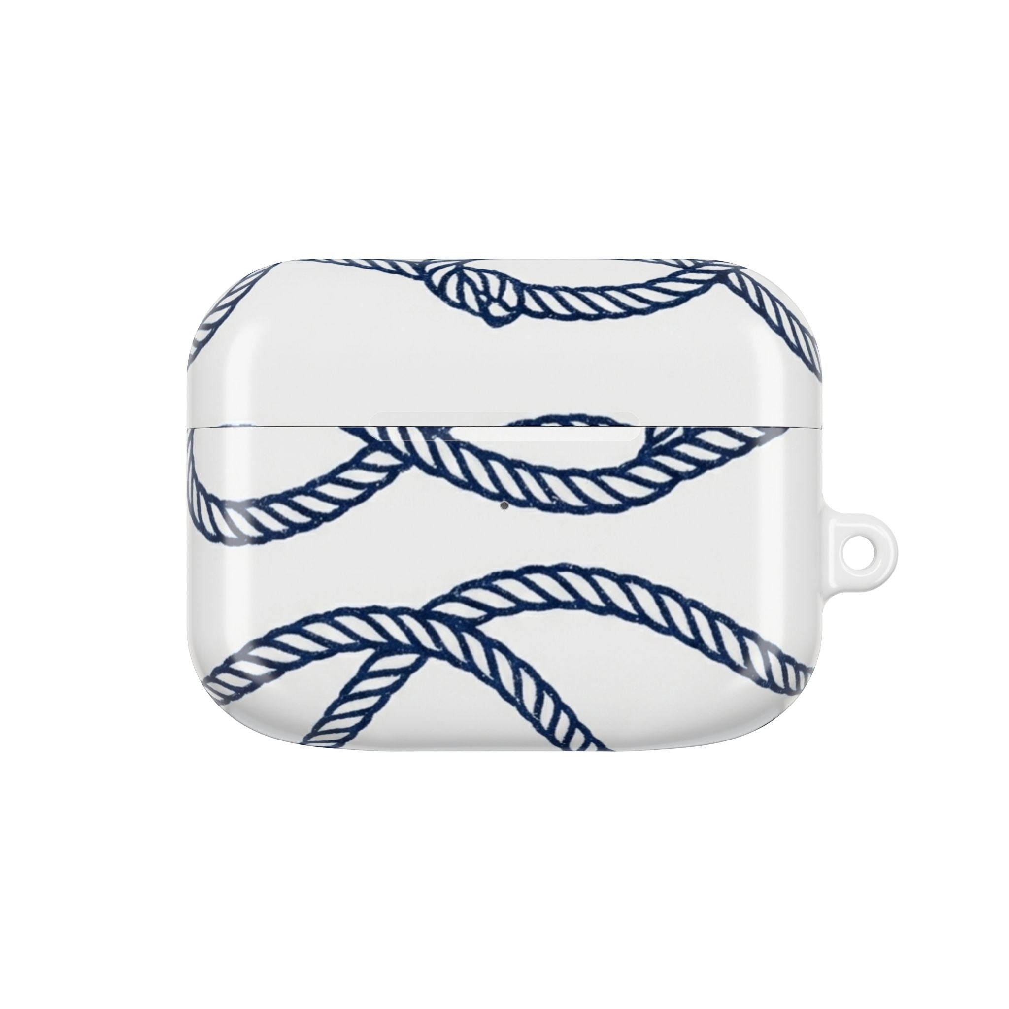 Nautical Rope AirPod Case – Blue Sailor Knot Protective Cover