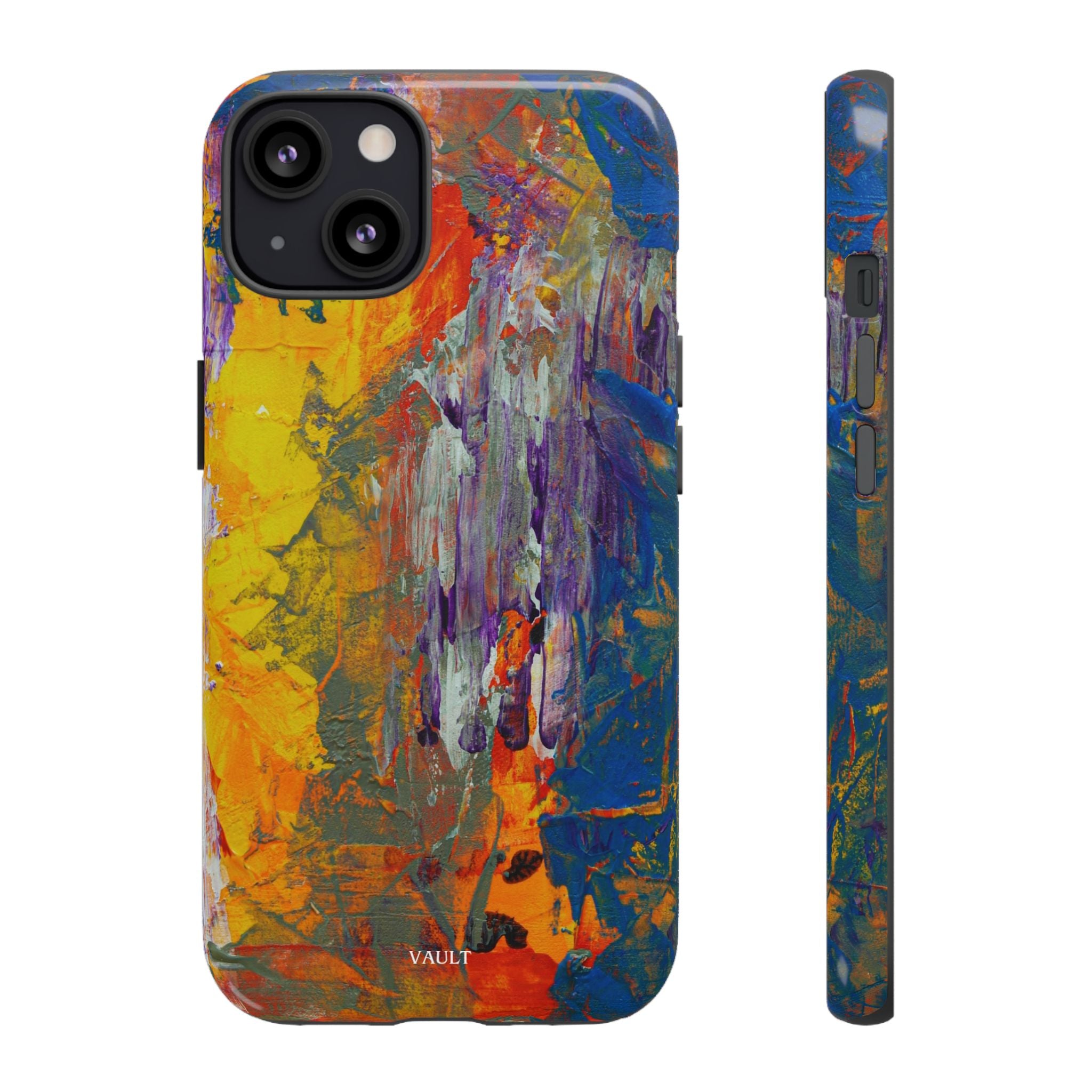 Abstract Color Splash Phone Case — Vibrant Artistic Protective Cover