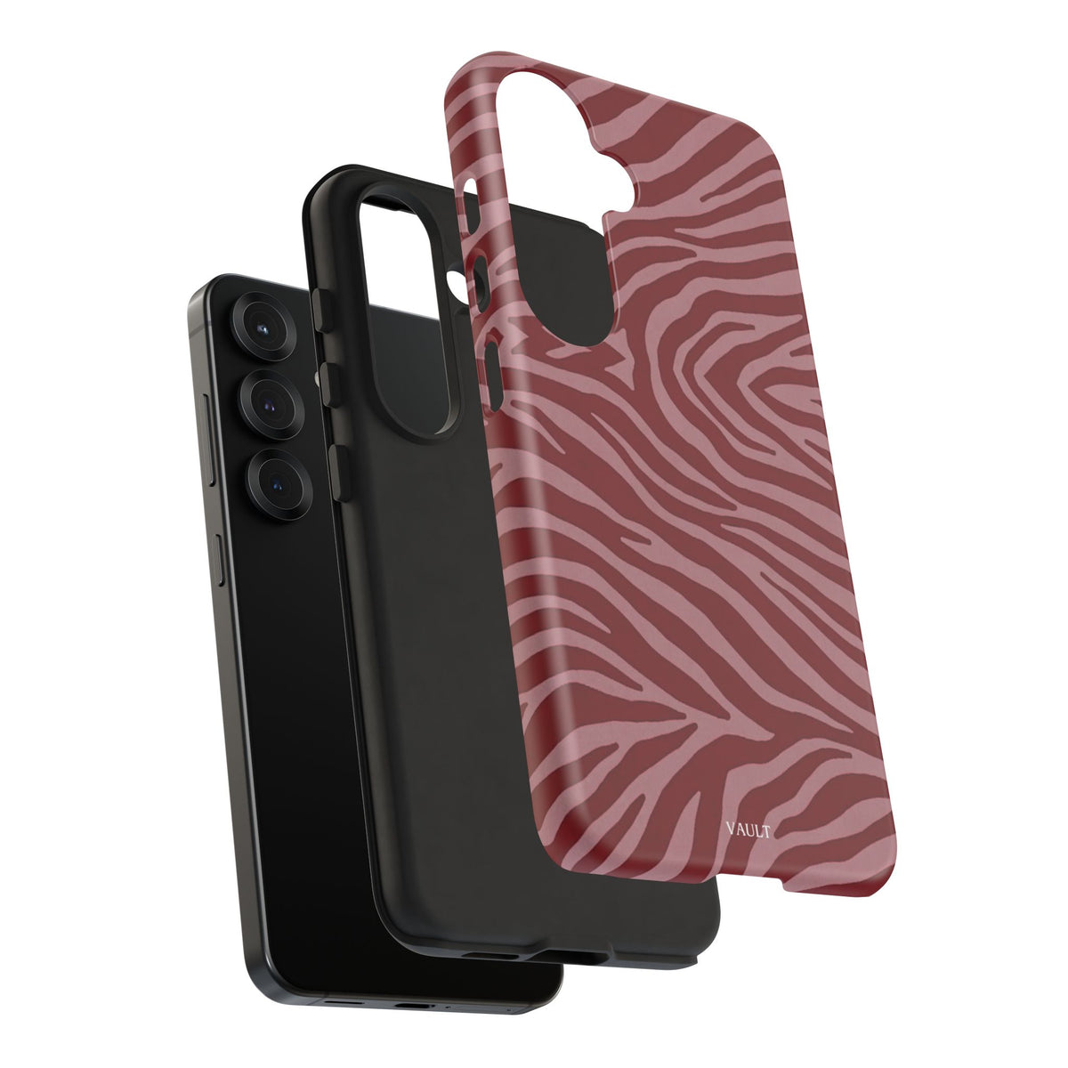 Red Zebra Print Tough Phone Case