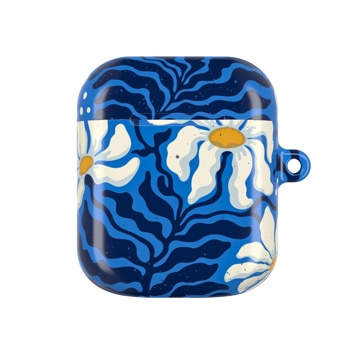 Blue Floral Daisy AirPod Case