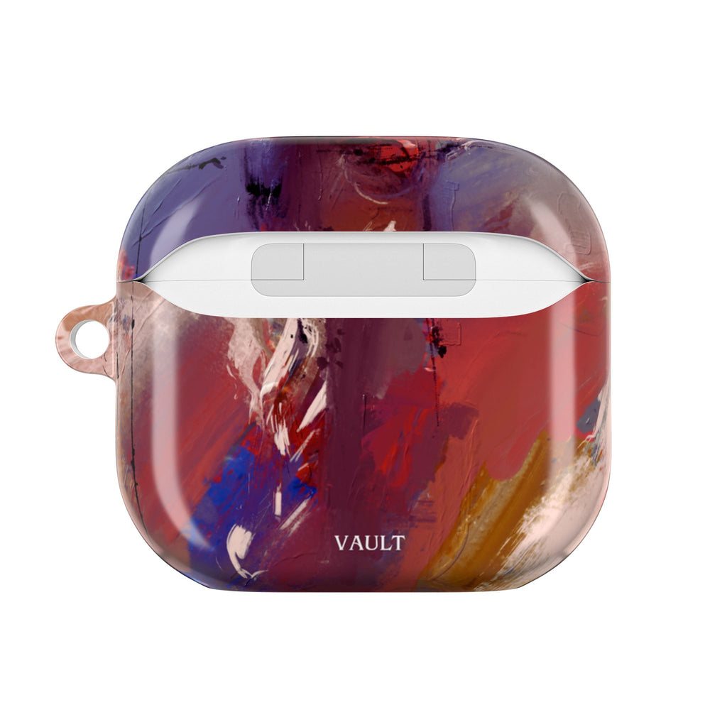 Abstract Paint Splash AirPod Case — Colorful Artistic Protective Cover