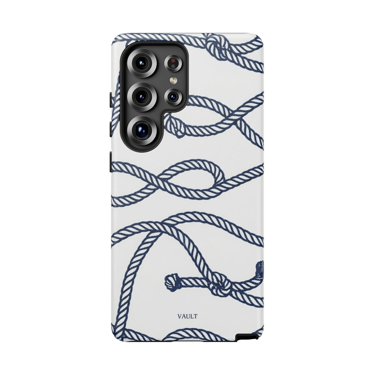 Nautical Rope Tough Case — Protective Phone Cover with Navy Knot Design