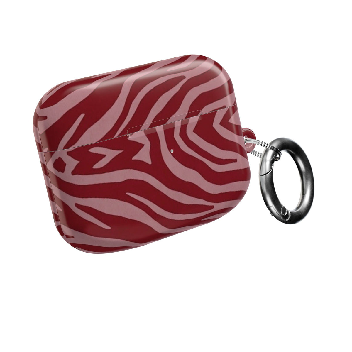 Red Zebra Print AirPod Case – Stylish Protective Charging Case Cover