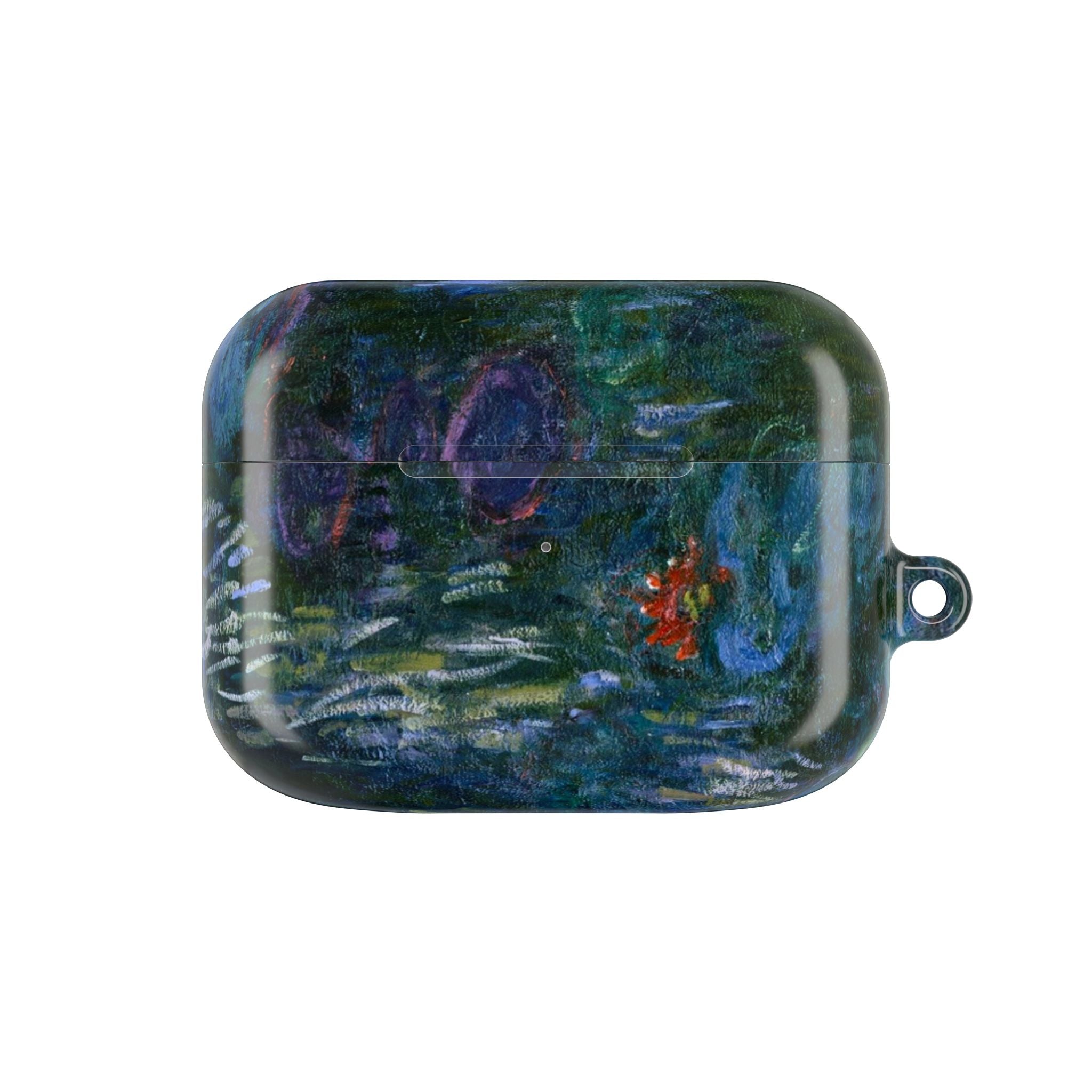 AirPods Case — Impressionist Water Lily Art Protective Cover