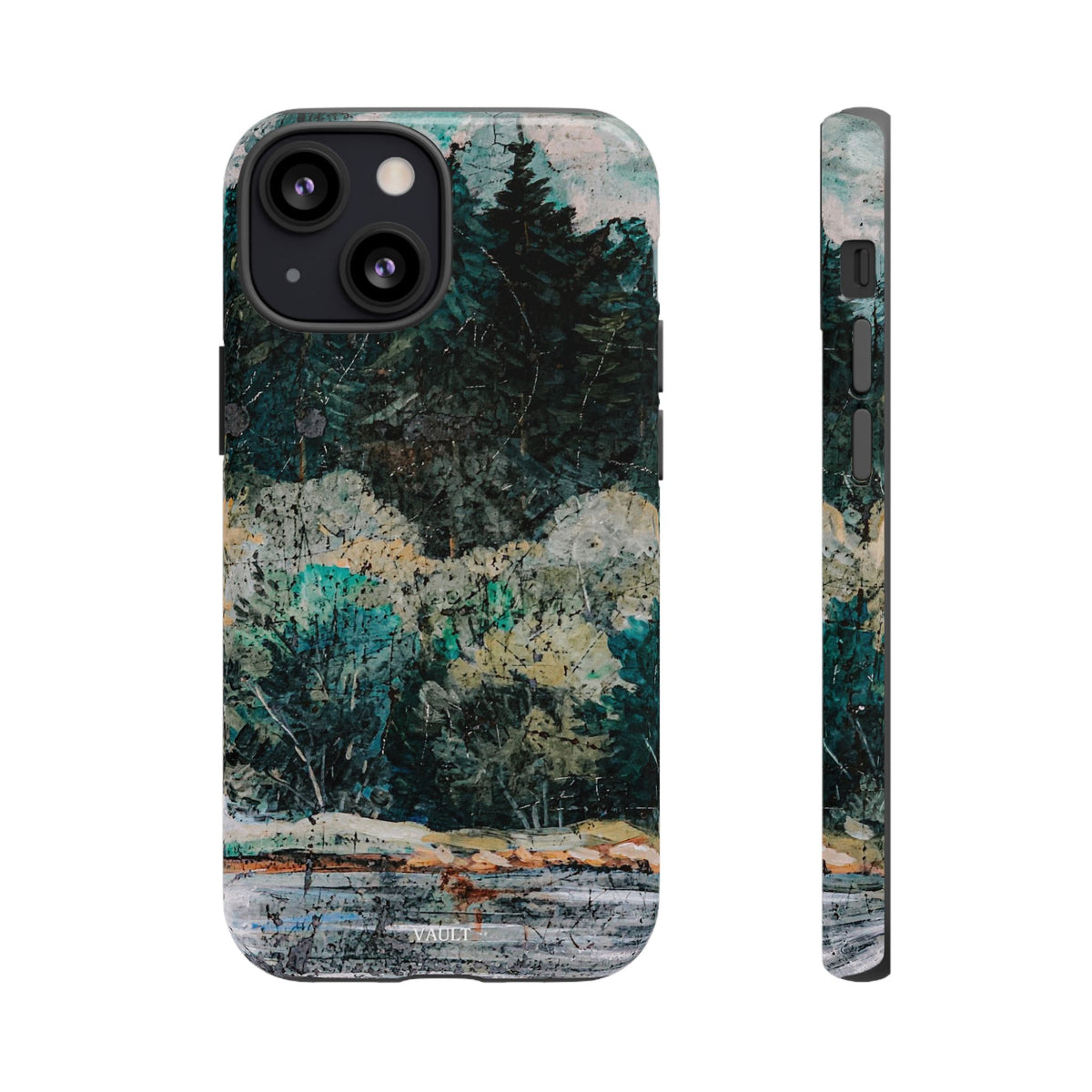 Phone Case - Moody Forest Landscape Protective Tough Case