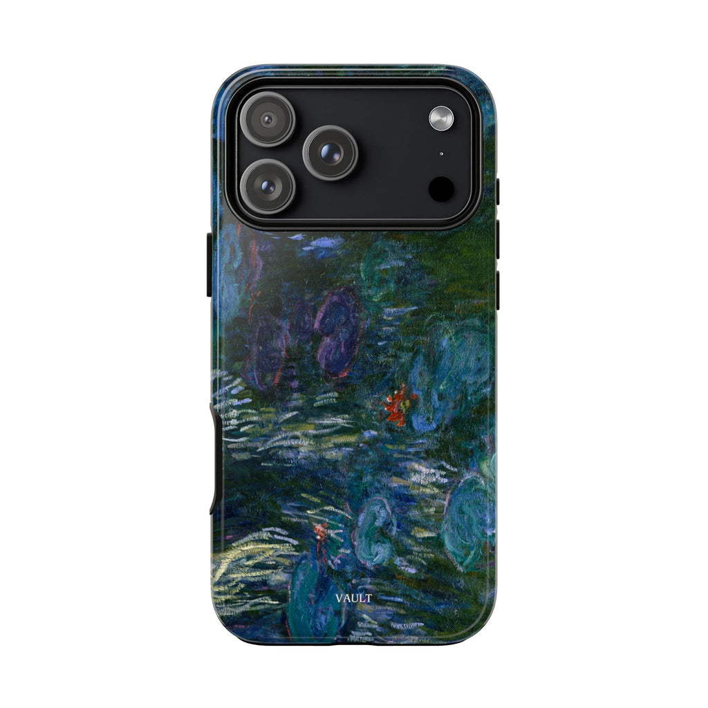 Water Lilies Tough Phone Case — Impressionist Art Protective Cover