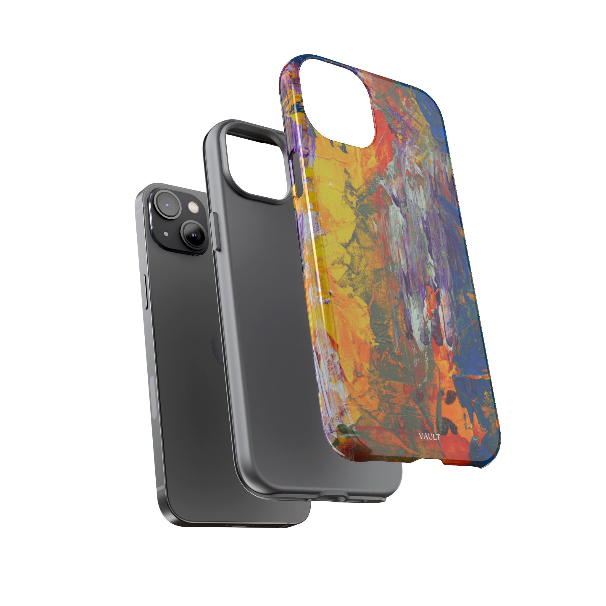 Abstract Color Splash Phone Case — Vibrant Artistic Protective Cover