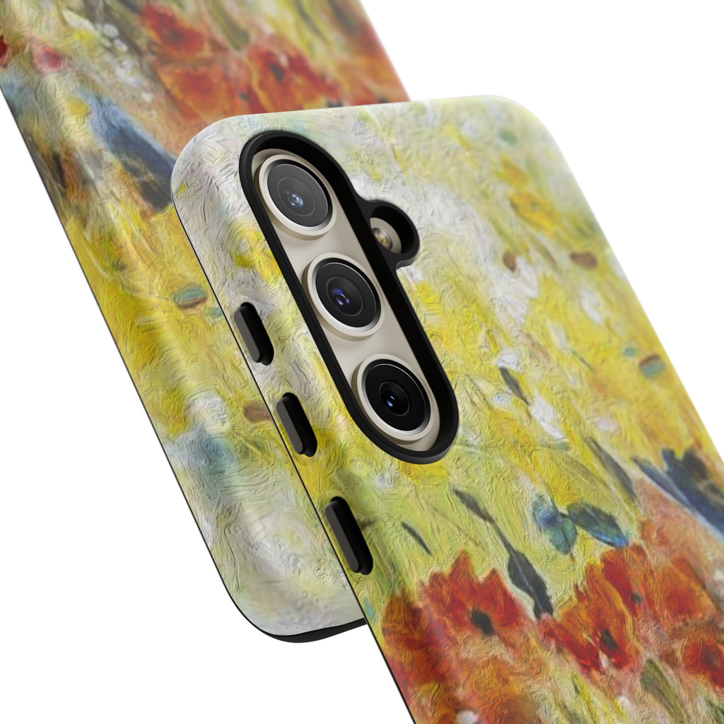 Floral Watercolor Phone Case — Yellow Garden Tough Cases