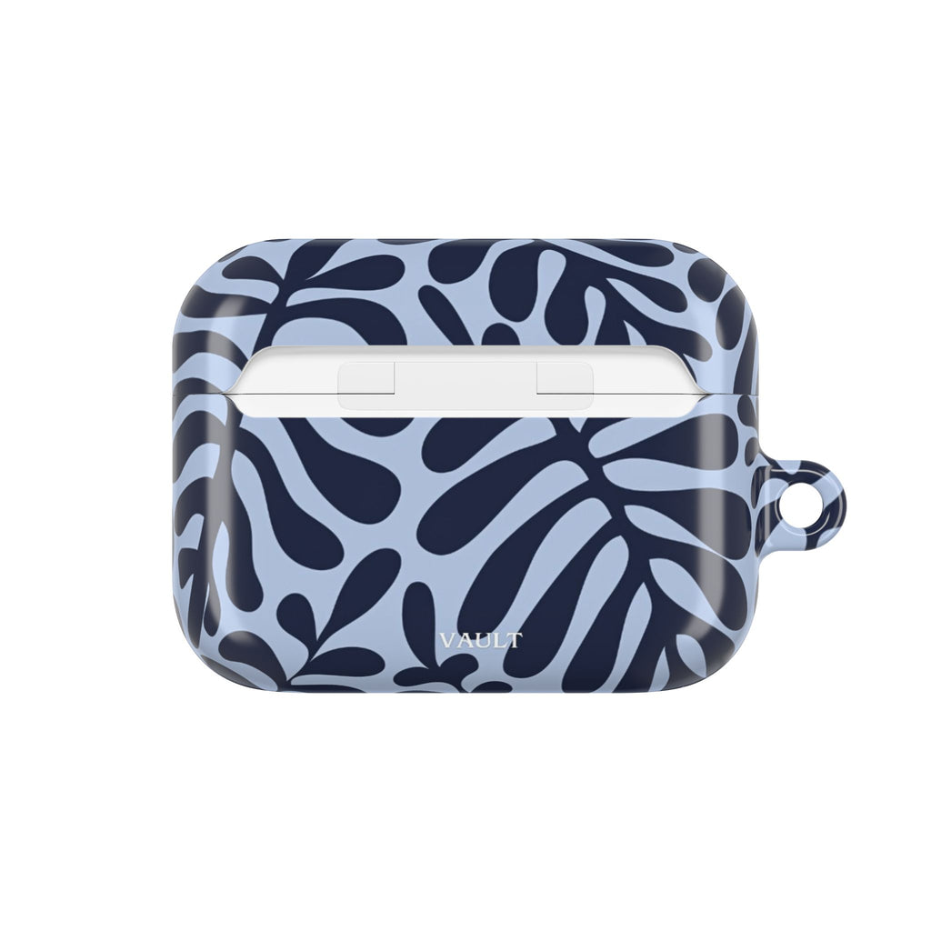 Blue Leaf AirPod Case - Botanical Protective Cover