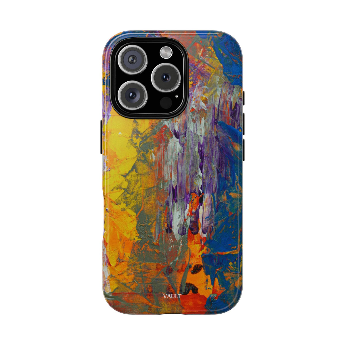 Abstract Color Splash Phone Case — Vibrant Artistic Protective Cover