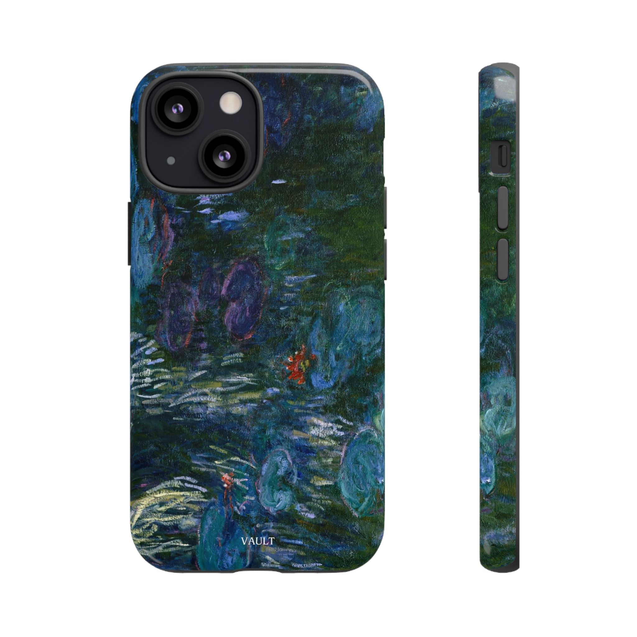 Water Lilies Tough Phone Case — Impressionist Art Protective Cover