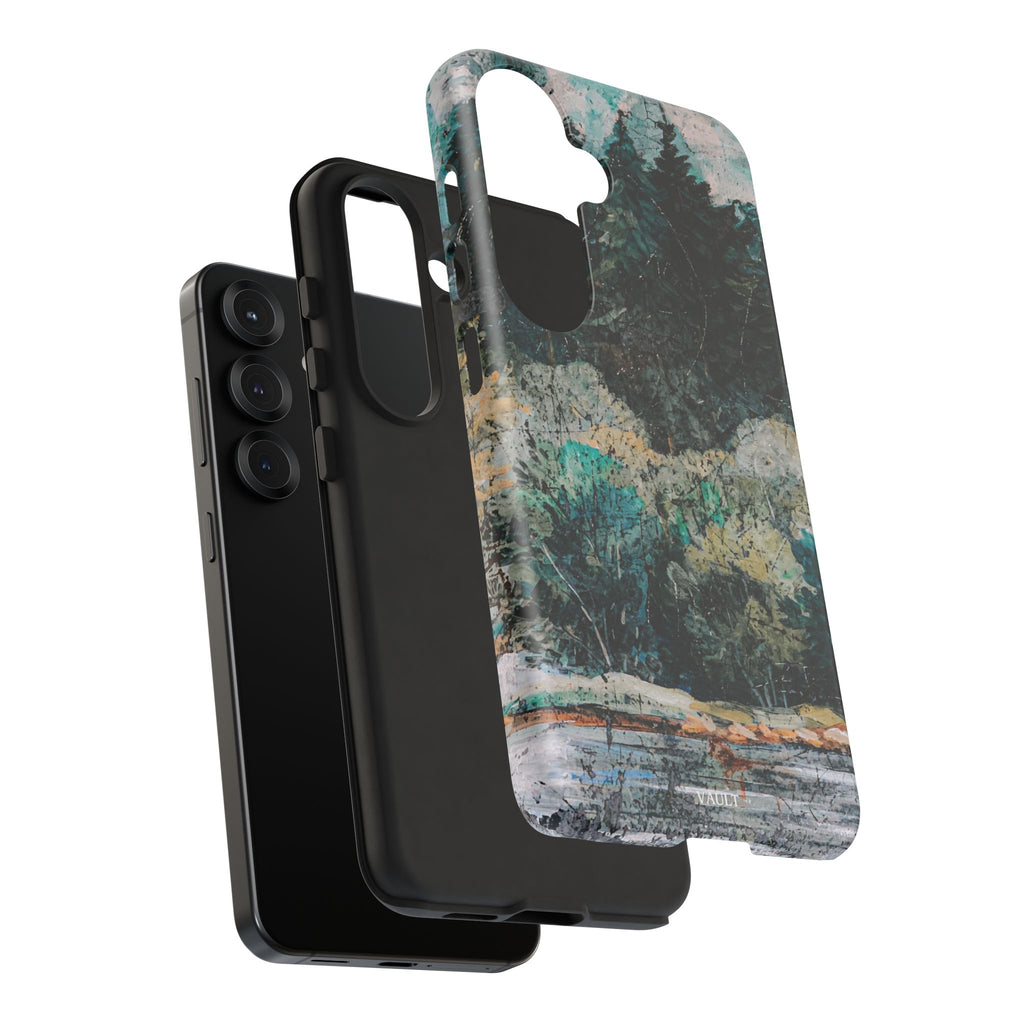 Phone Case - Moody Forest Landscape Protective Tough Case