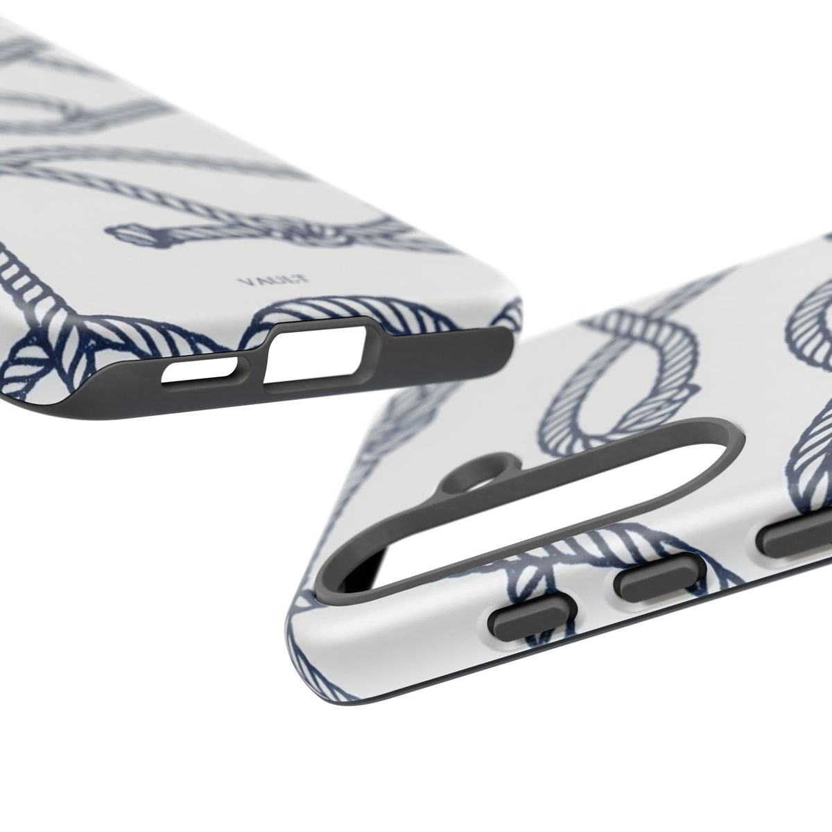 Nautical Rope Tough Case — Protective Phone Cover with Navy Knot Design