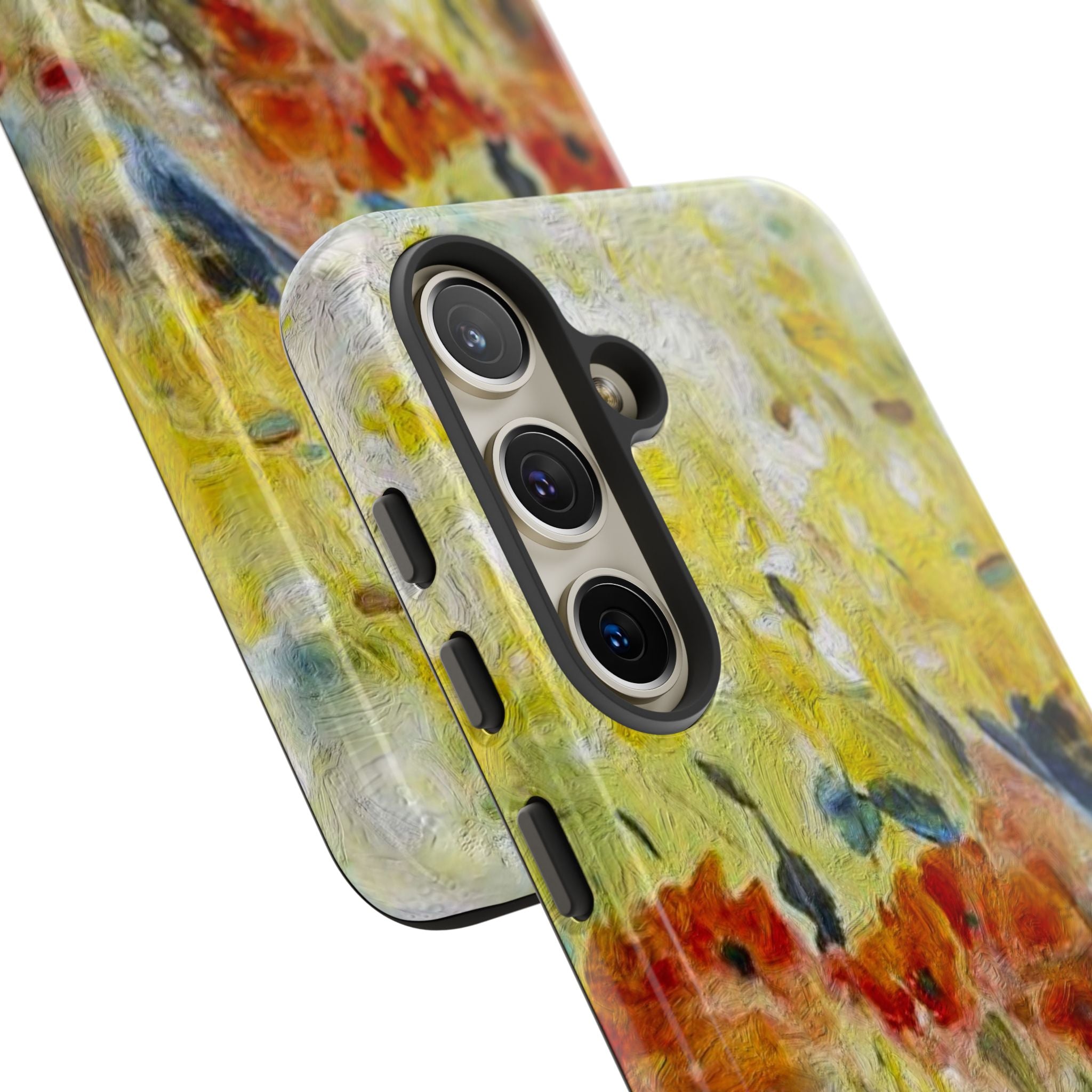 Floral Watercolor Phone Case — Yellow Garden Tough Cases