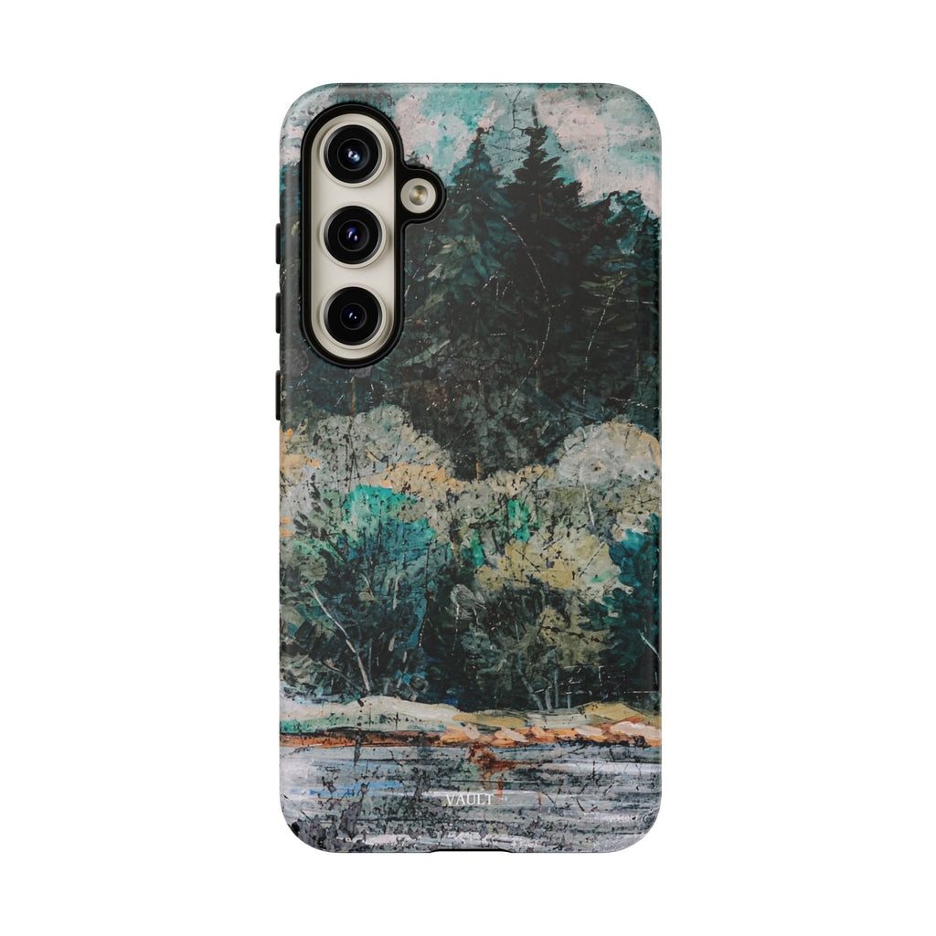 Phone Case - Moody Forest Landscape Protective Tough Case