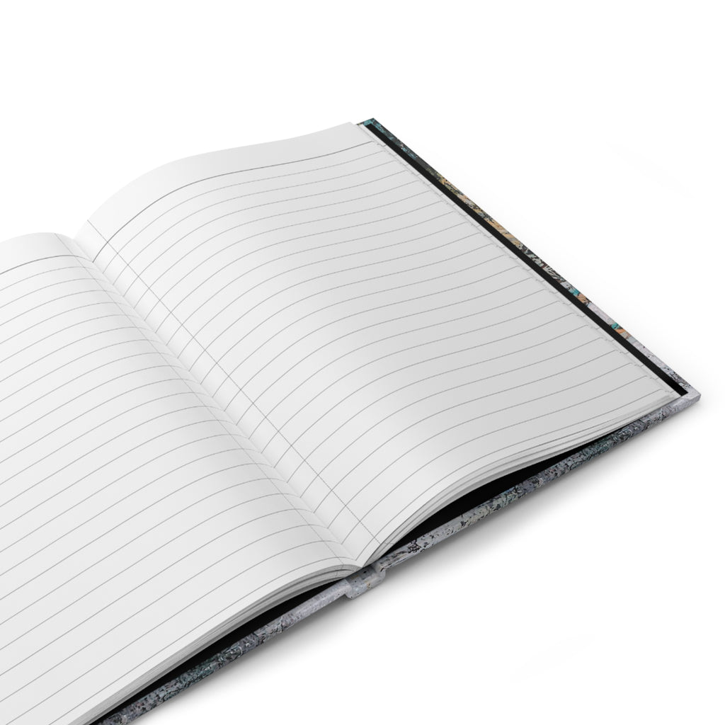 Hardcover Journal — Forest Lake Abstract Landscape Notebook