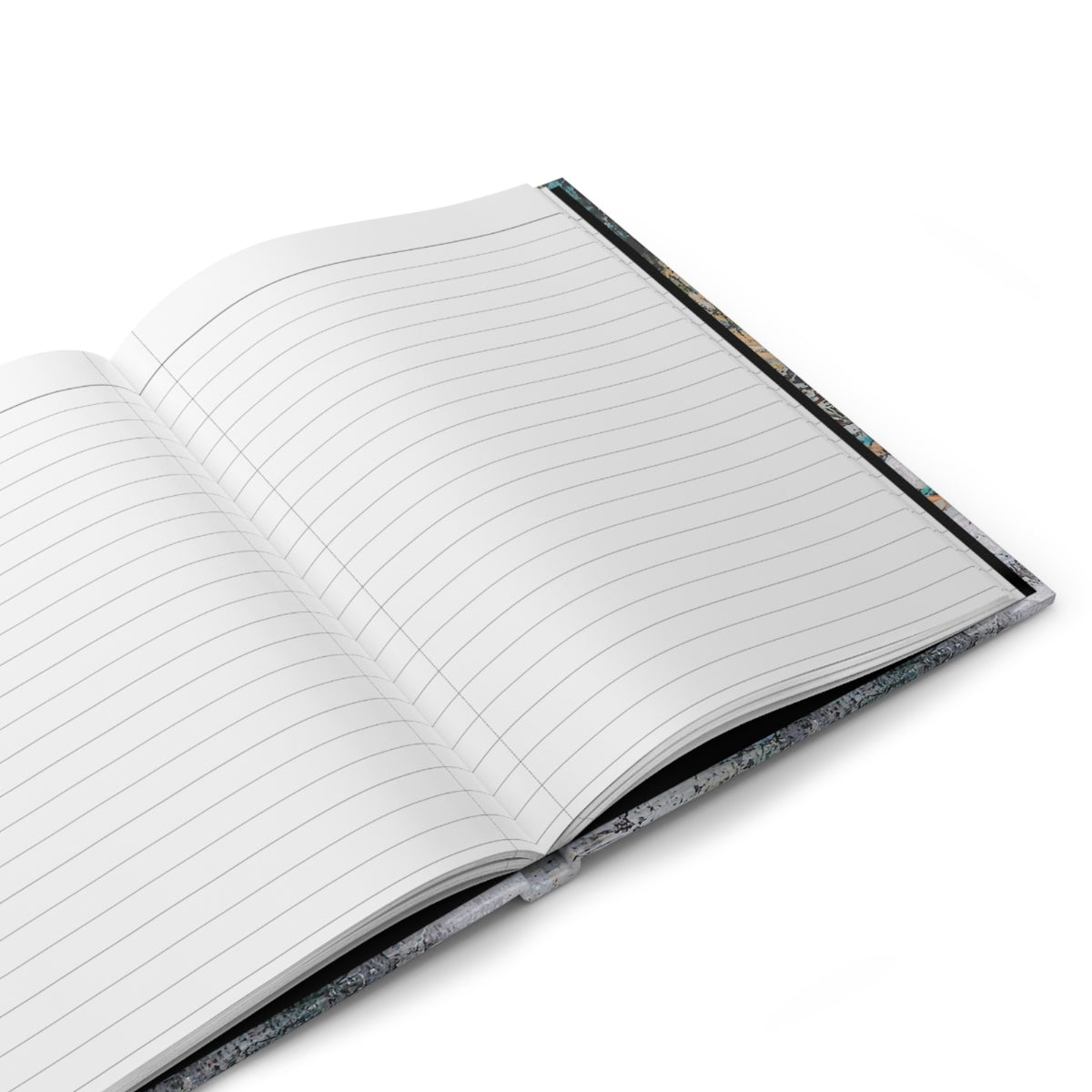 Hardcover Journal — Forest Lake Abstract Landscape Notebook