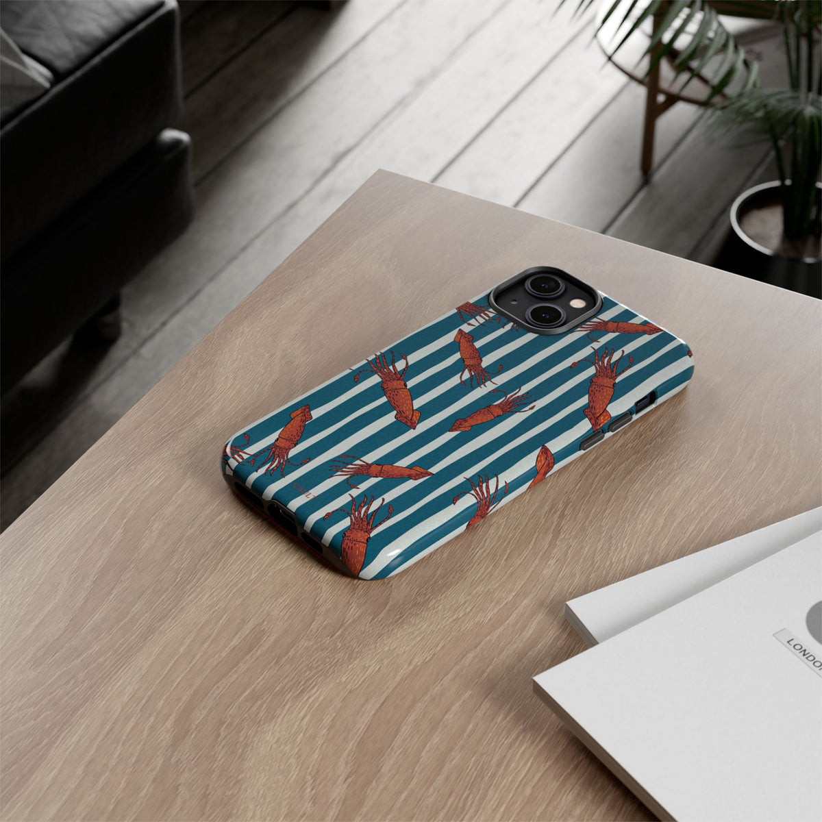 Shrimp Stripe Phone Case