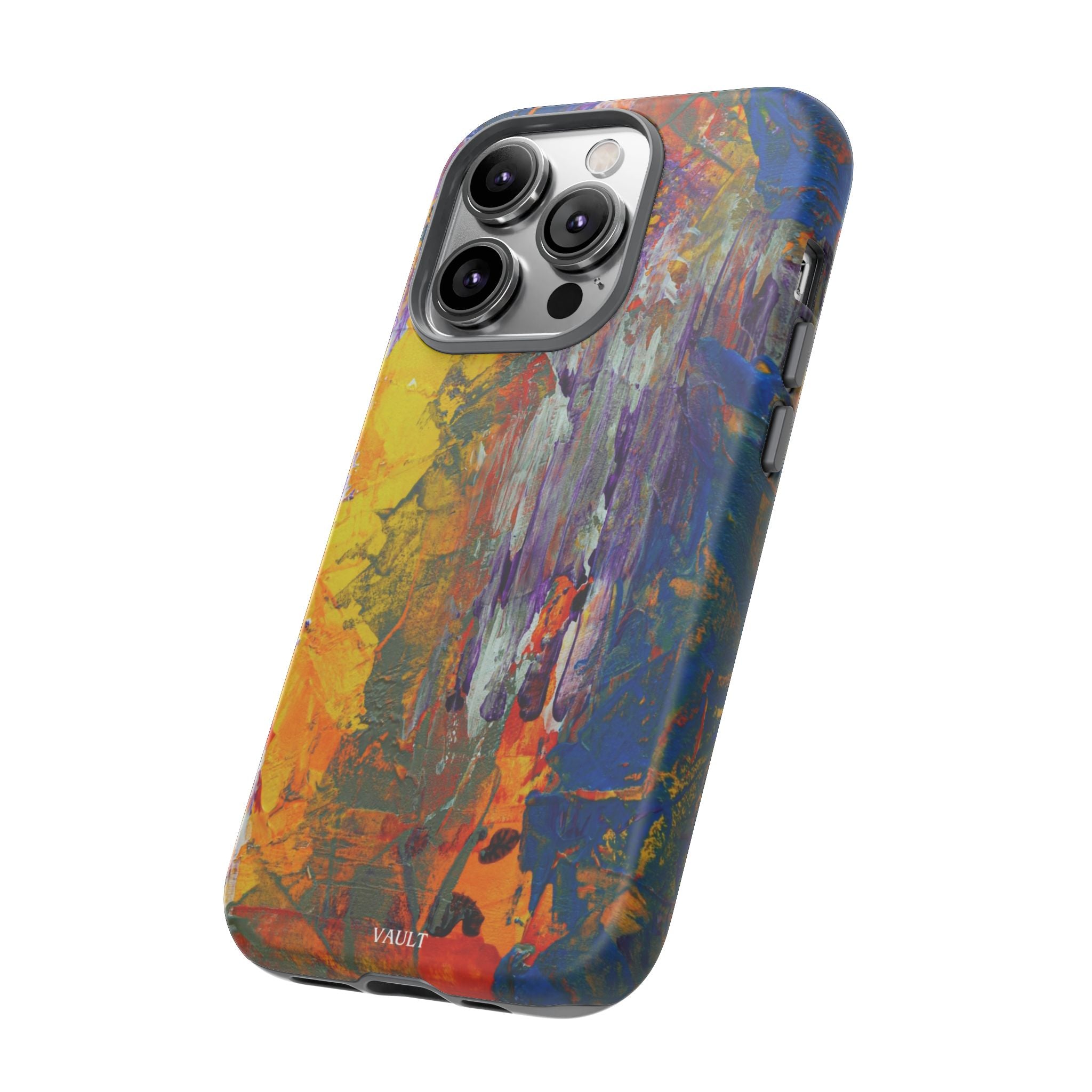 Abstract Color Splash Phone Case — Vibrant Artistic Protective Cover