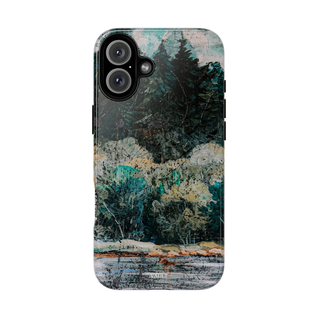 Phone Case - Moody Forest Landscape Protective Tough Case