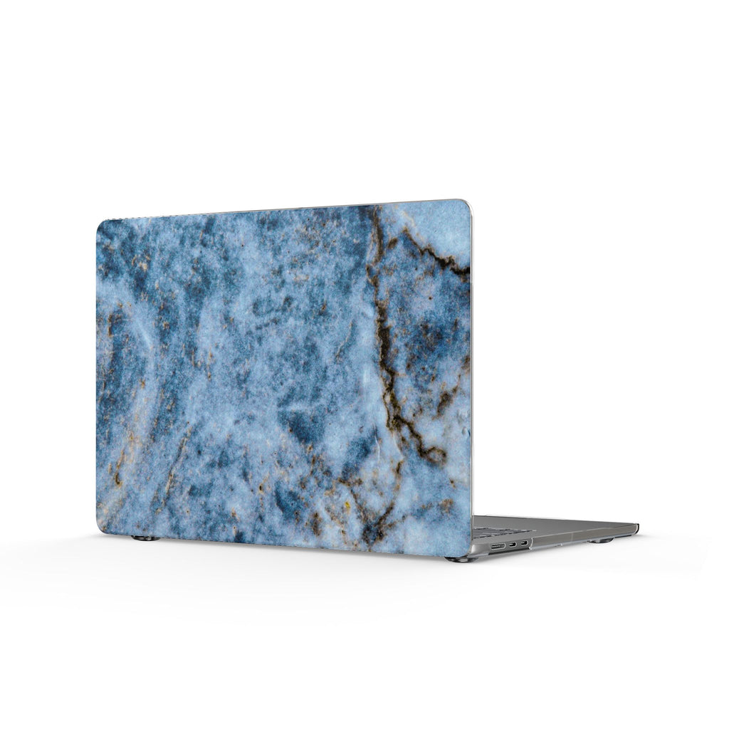 Blue Marble MacBook Case — Clear Hard Shell Laptop Cover