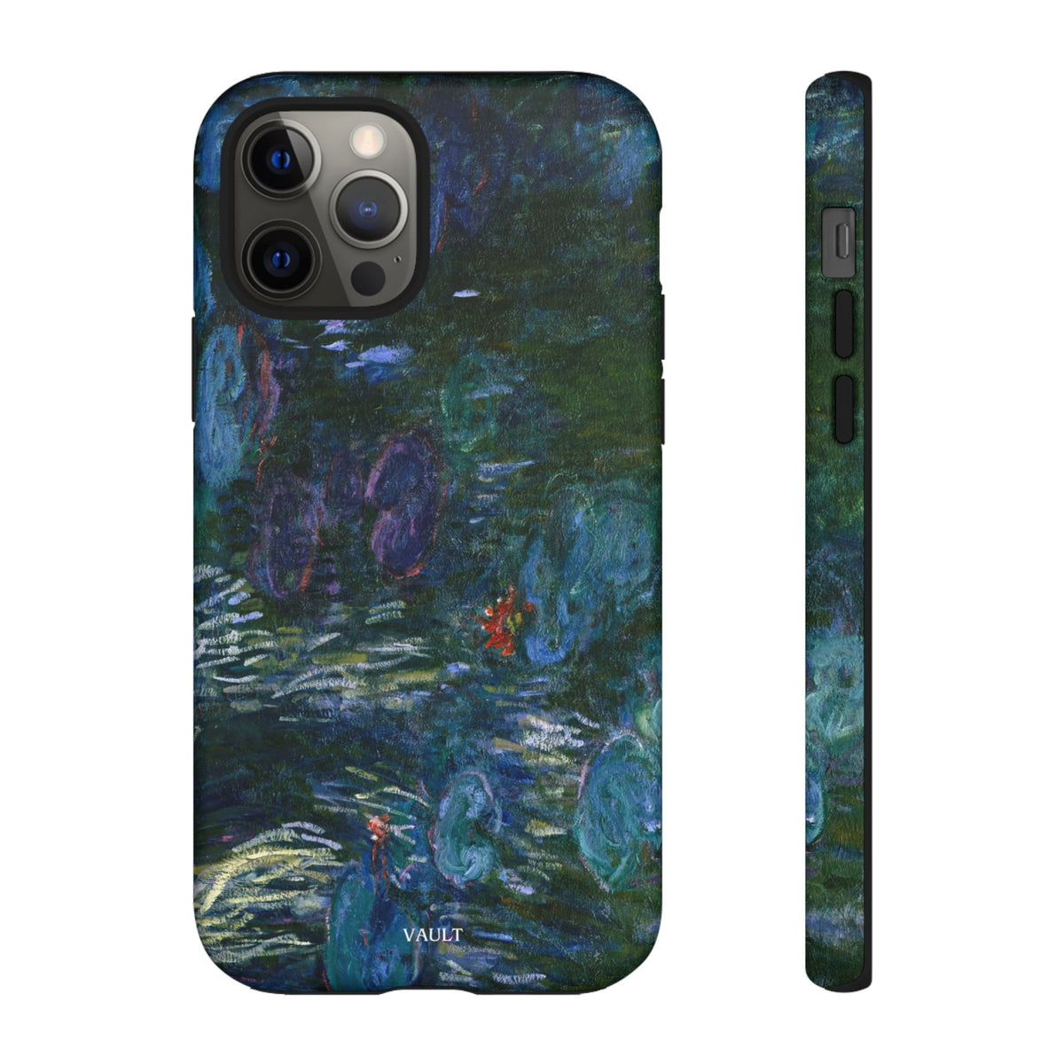 Water Lilies Tough Phone Case — Impressionist Art Protective Cover