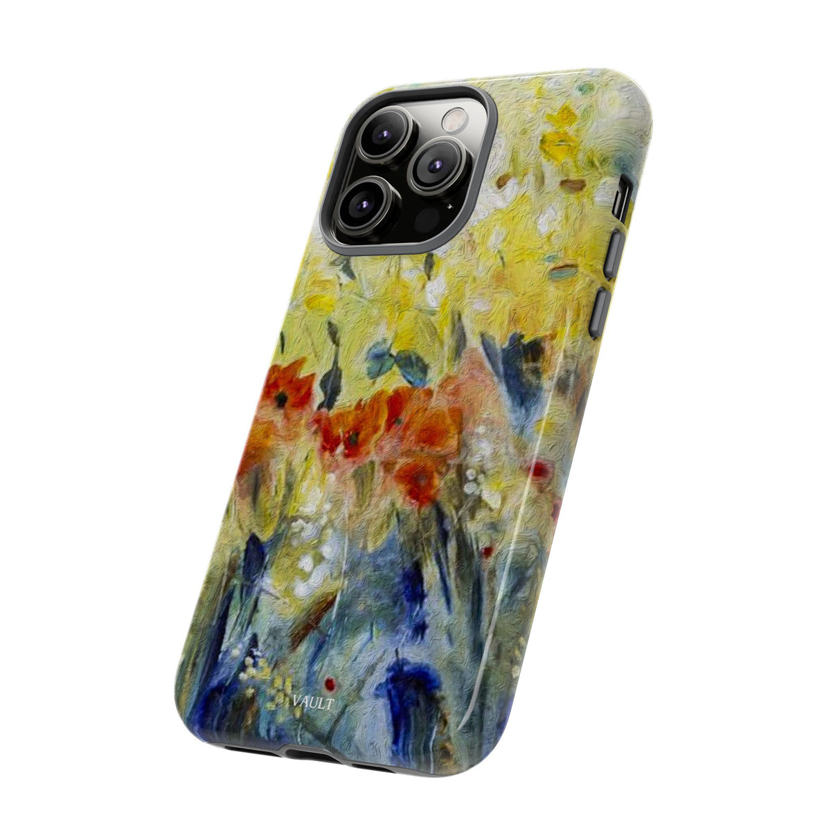 Floral Watercolor Phone Case — Yellow Garden Tough Cases