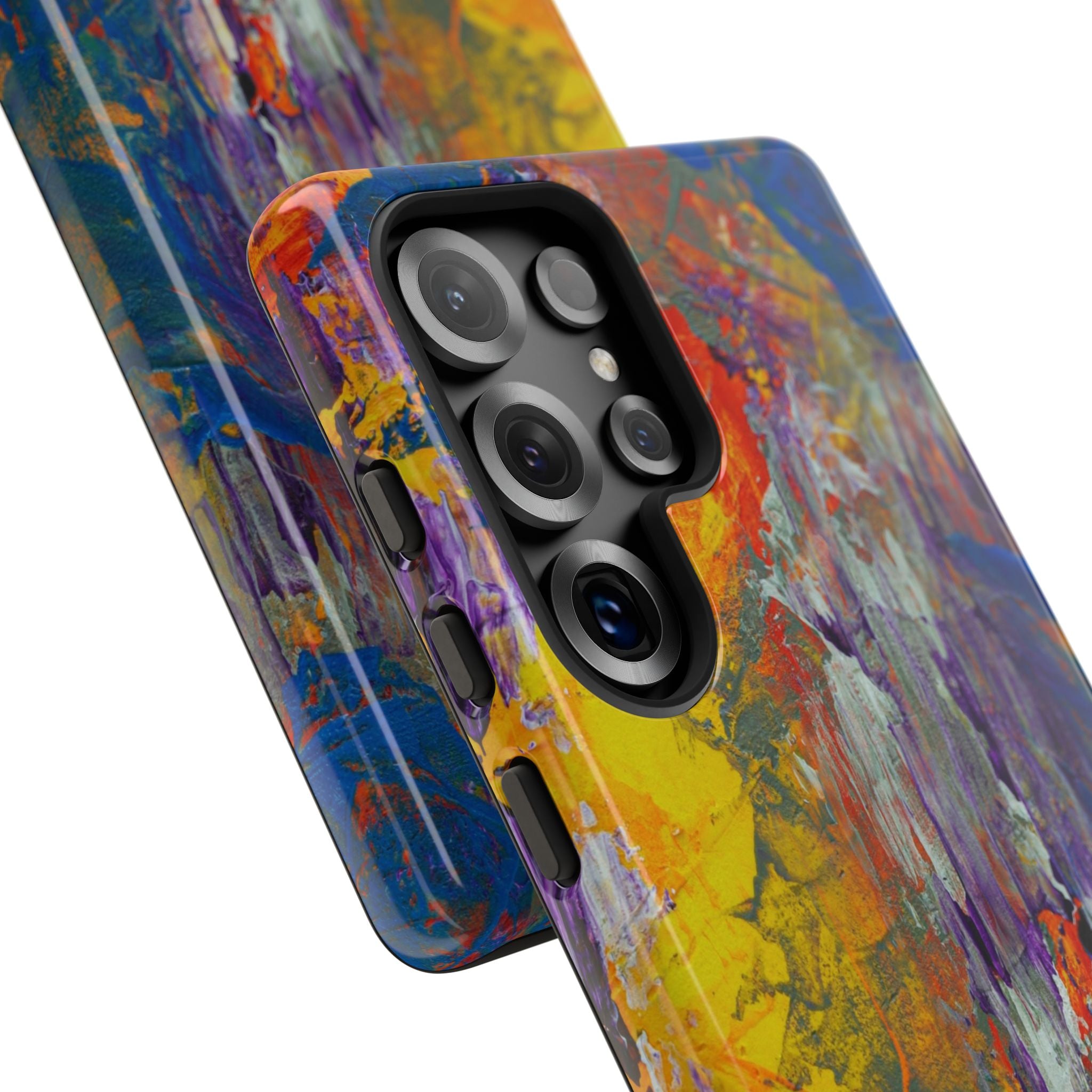 Abstract Color Splash Phone Case — Vibrant Artistic Protective Cover