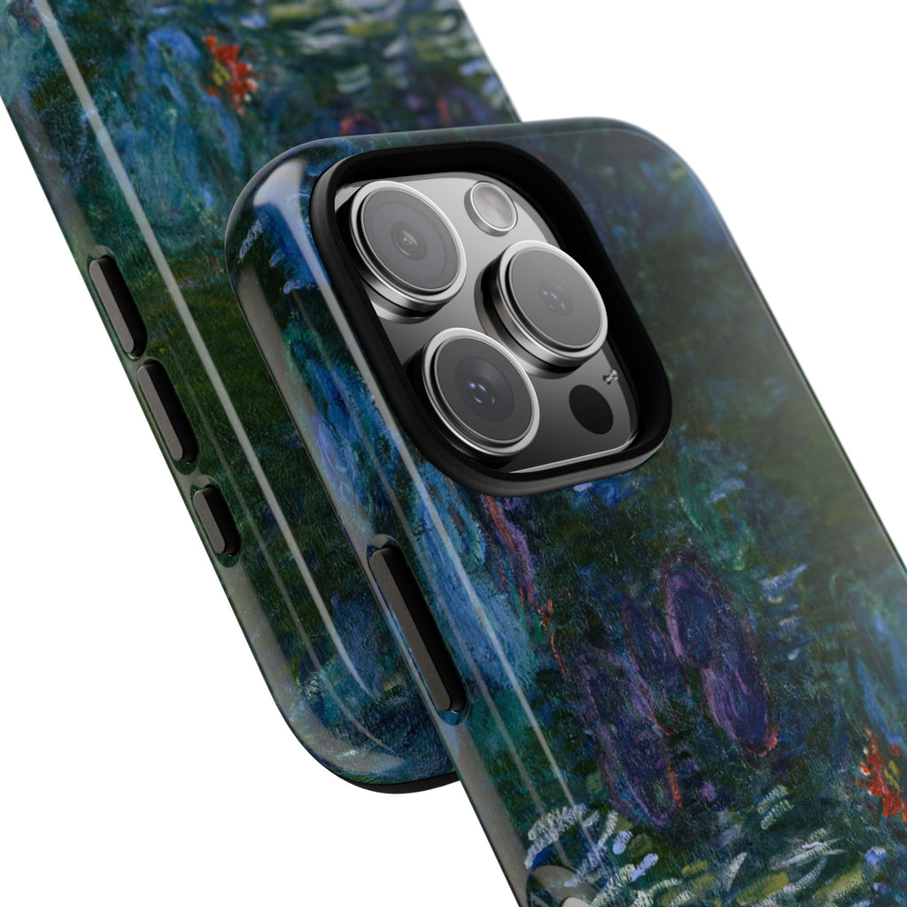 Water Lilies Tough Phone Case — Impressionist Art Protective Cover