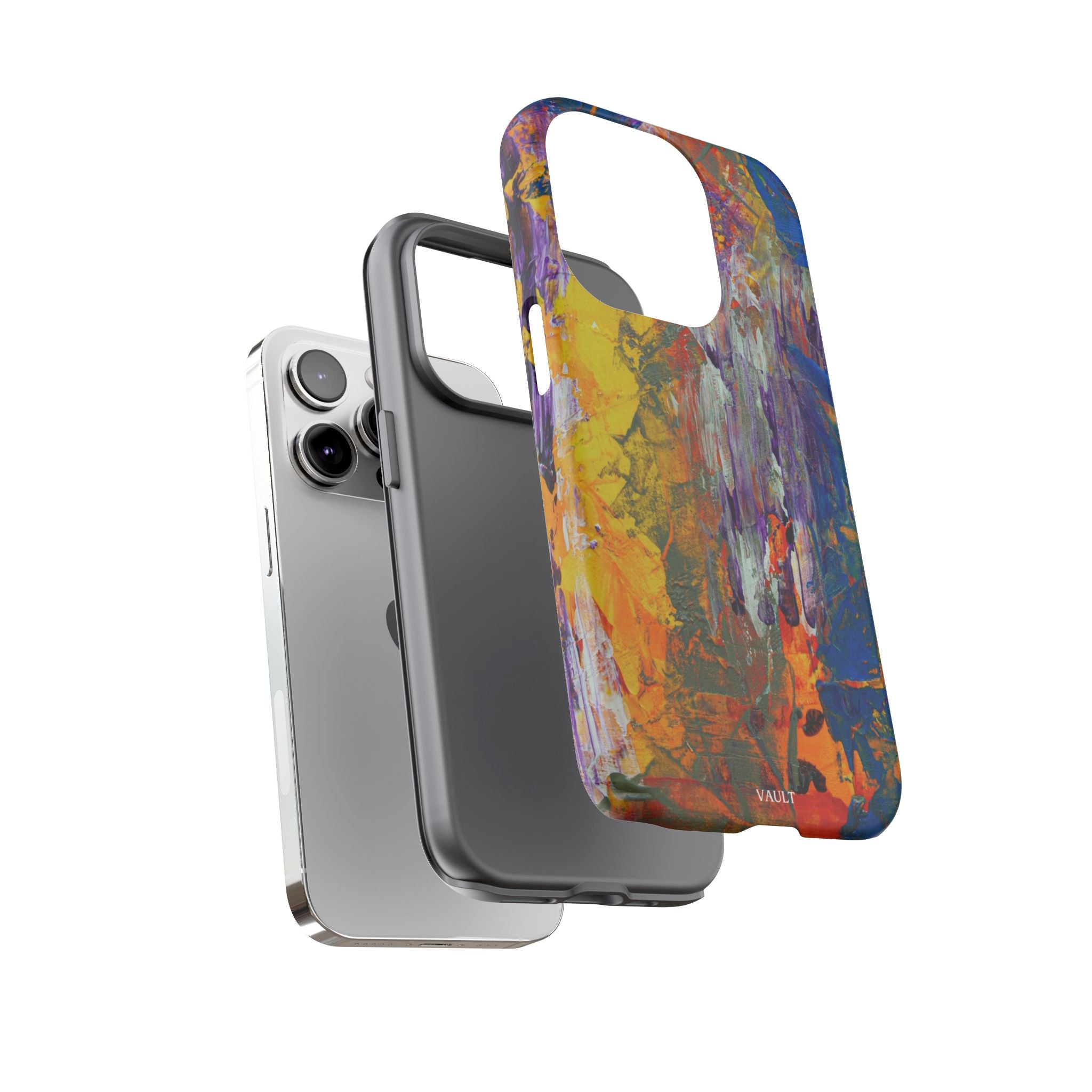 Abstract Color Splash Phone Case — Vibrant Artistic Protective Cover