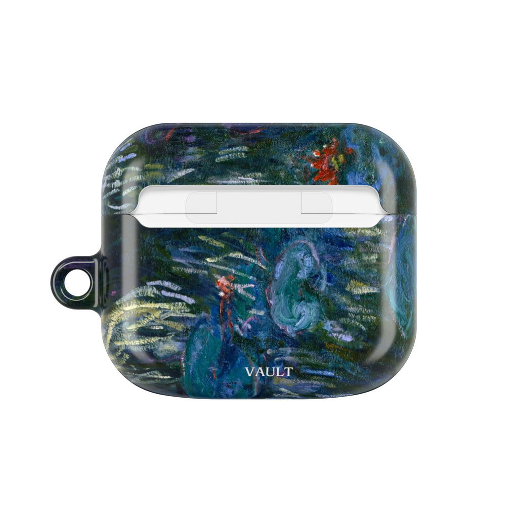 AirPods Case — Impressionist Water Lily Art Protective Cover