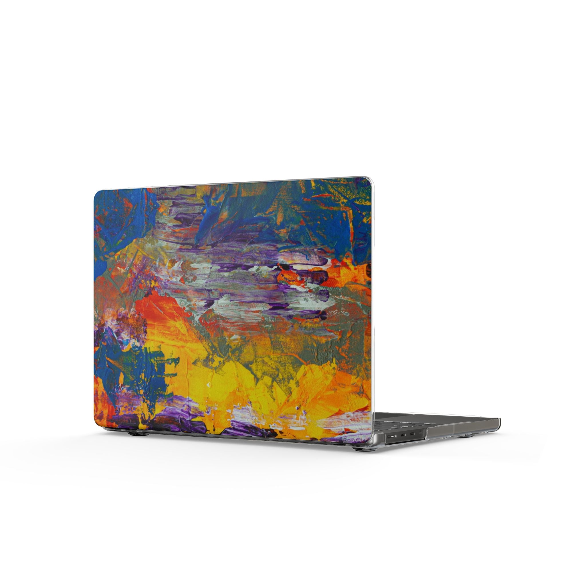 Abstract Brush Art MacBook Cases