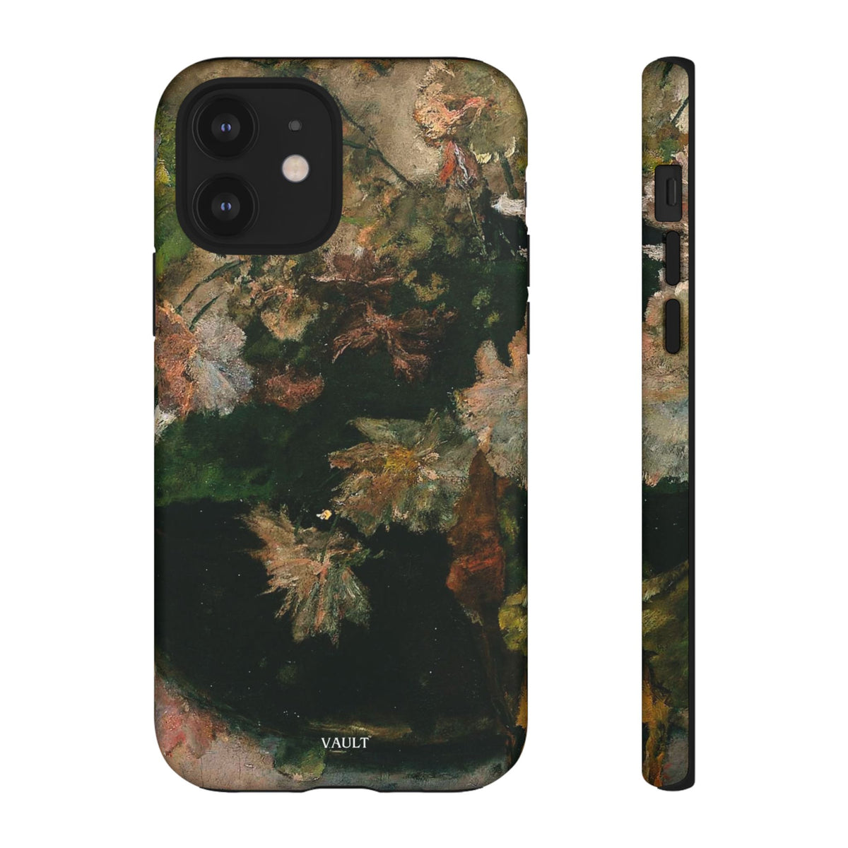 Floral Painterly Tough Phone Case — Vintage Autumn Leaves Phone Cover