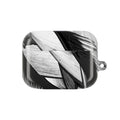 AirPod Case — Monochrome Tropical Leaf Protective Cover