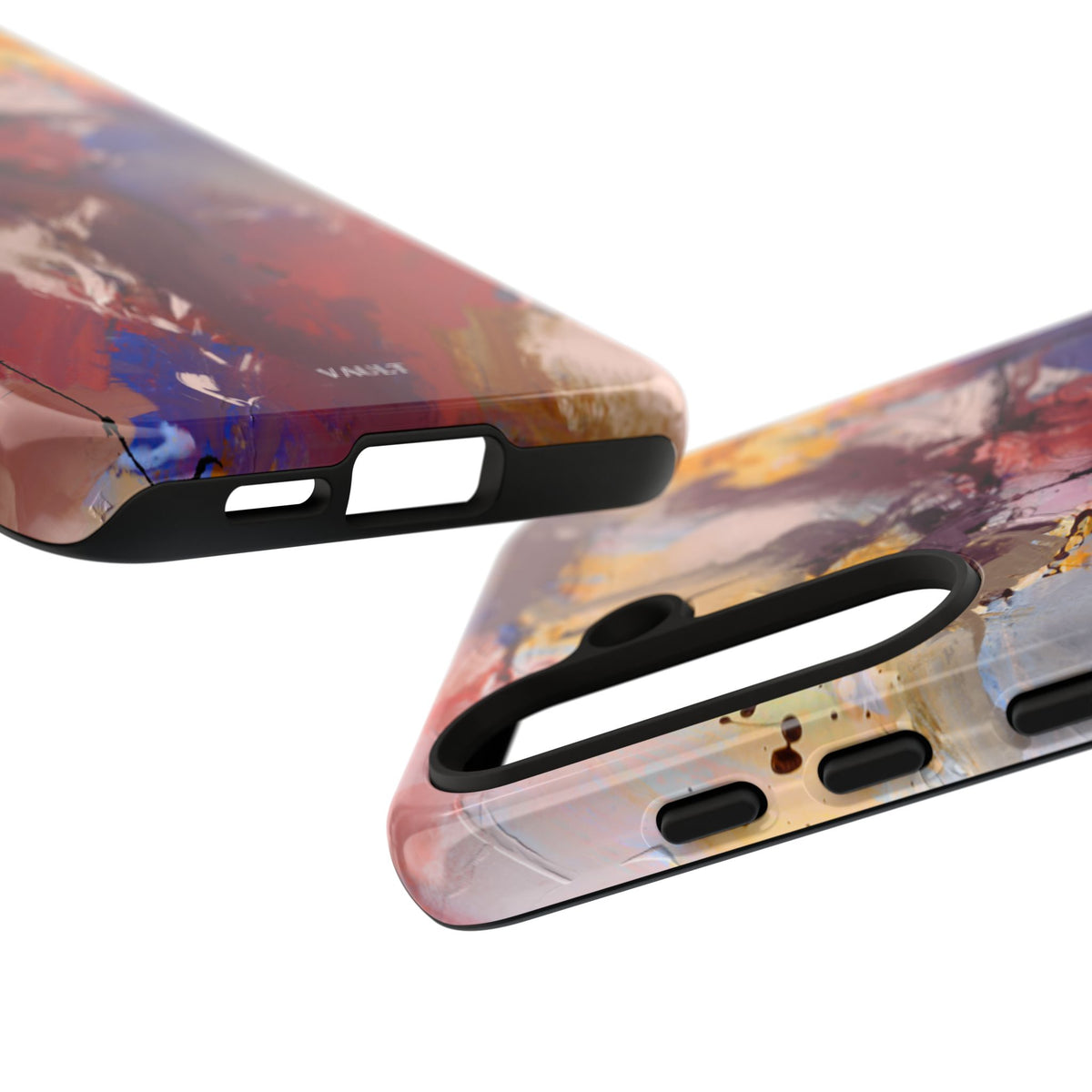 Abstract Brushstroke Tough Phone Case — Colorful Protective iPhone Cover