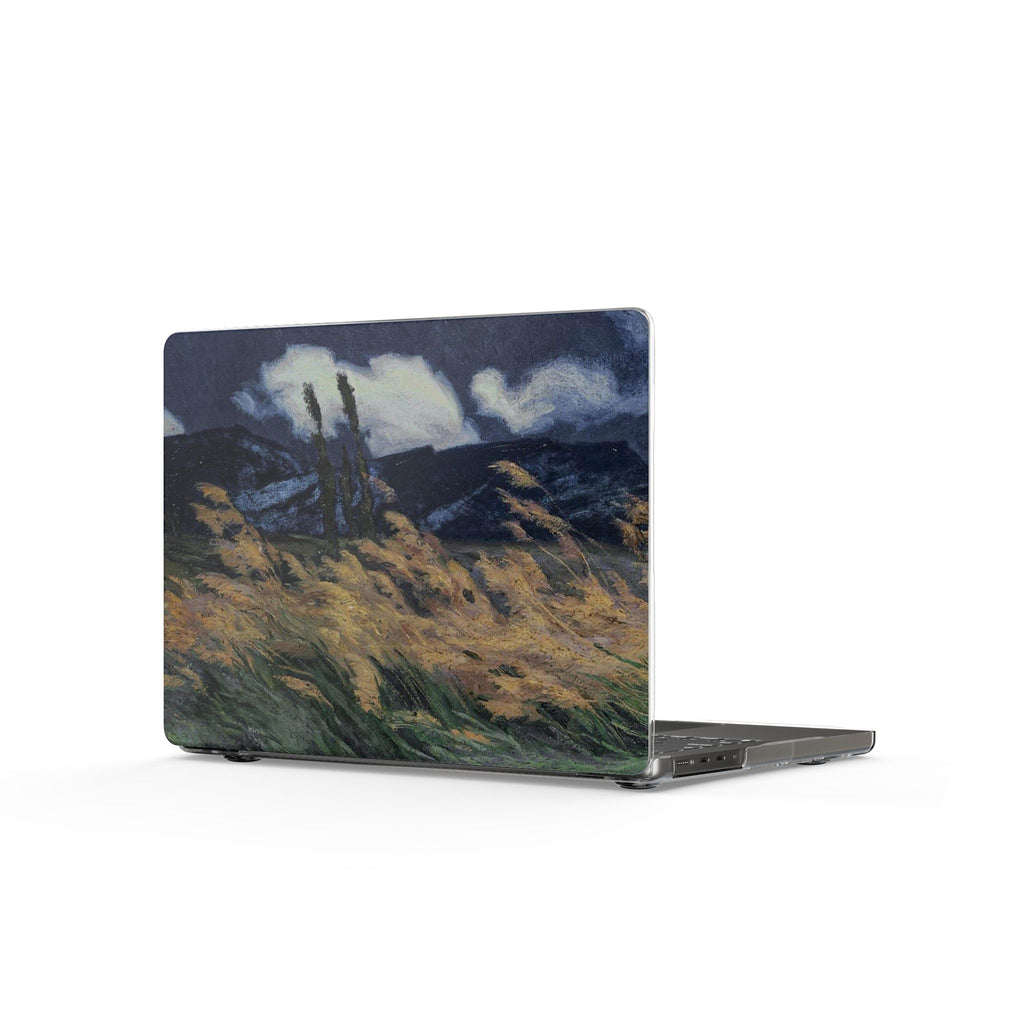 Clear MacBook Case — Moody Landscape Art Protective Cover