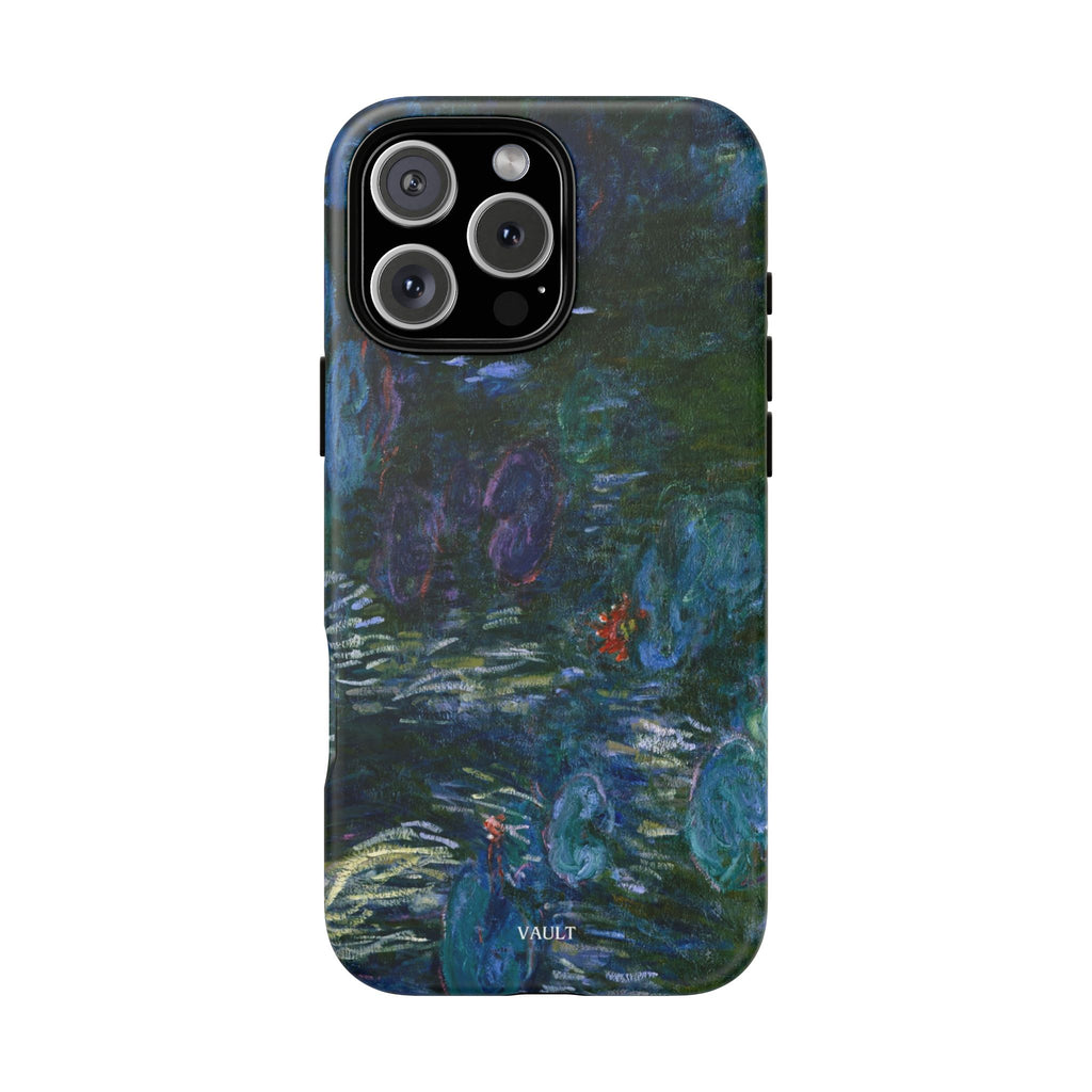Water Lilies Tough Phone Case — Impressionist Art Protective Cover