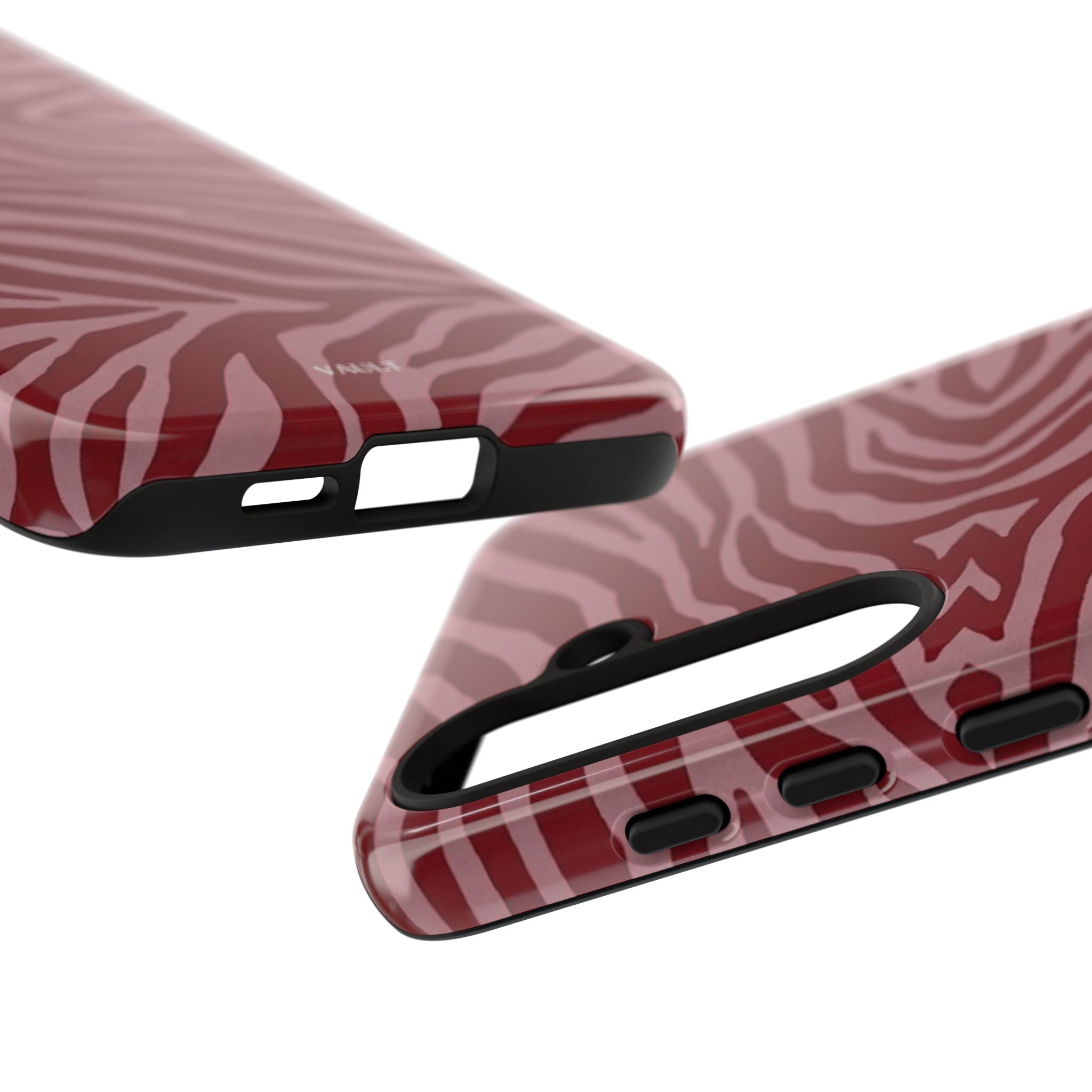 Red Zebra Print Tough Phone Case
