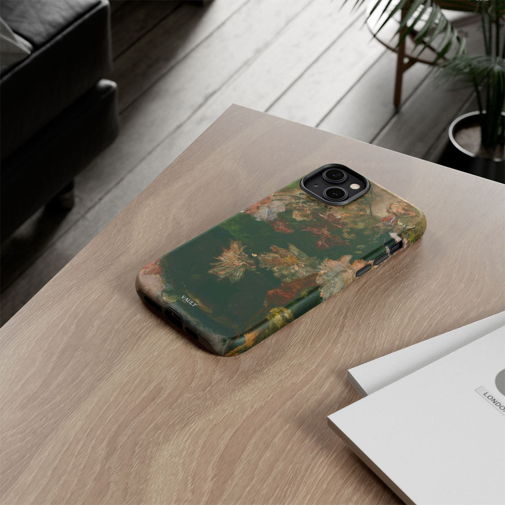Floral Painterly Tough Phone Case — Vintage Autumn Leaves Phone Cover