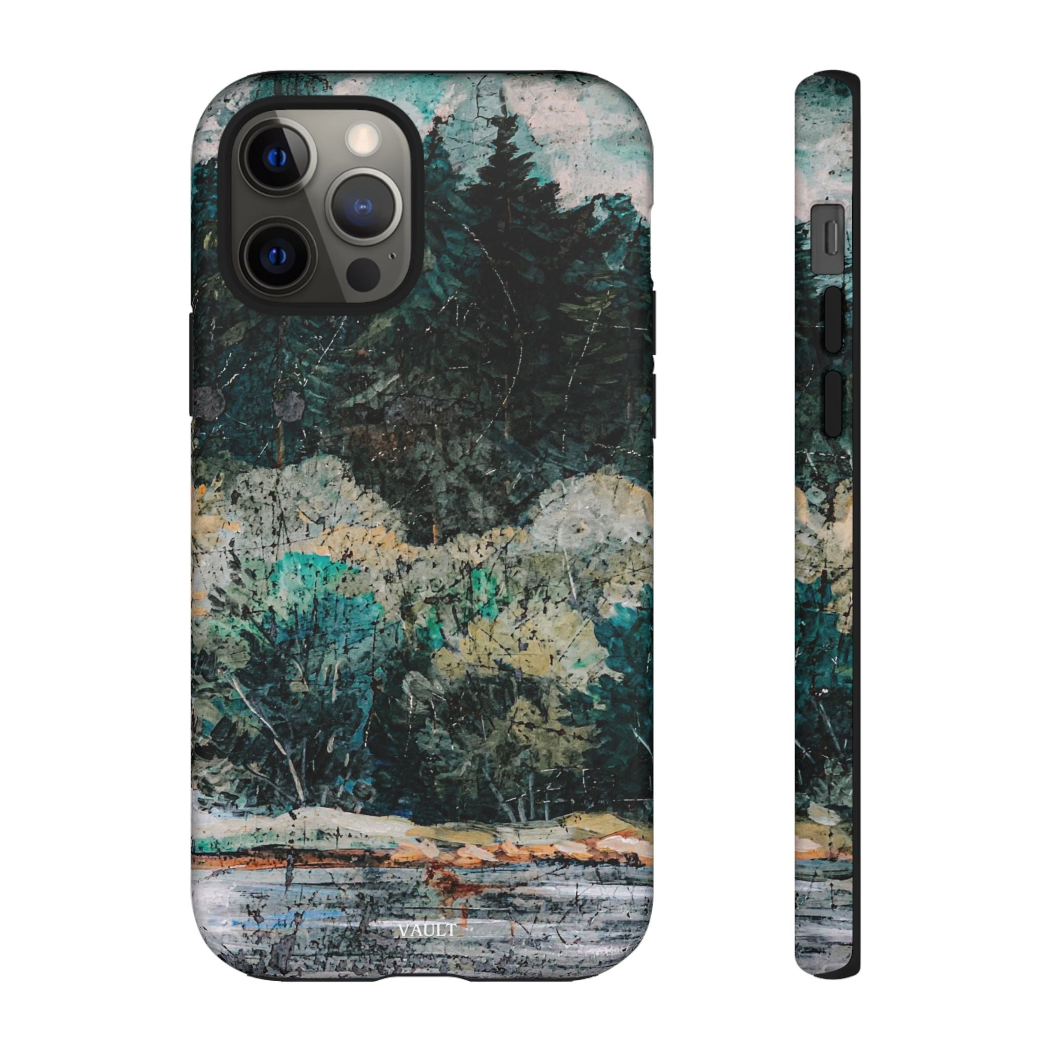 Phone Case - Moody Forest Landscape Protective Tough Case