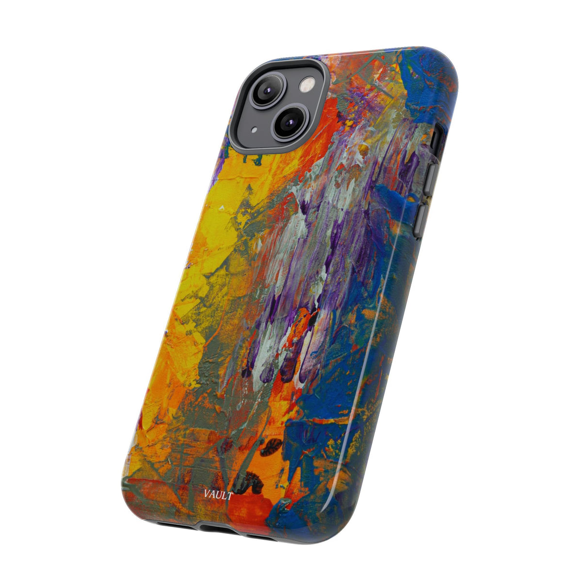 Abstract Color Splash Phone Case — Vibrant Artistic Protective Cover
