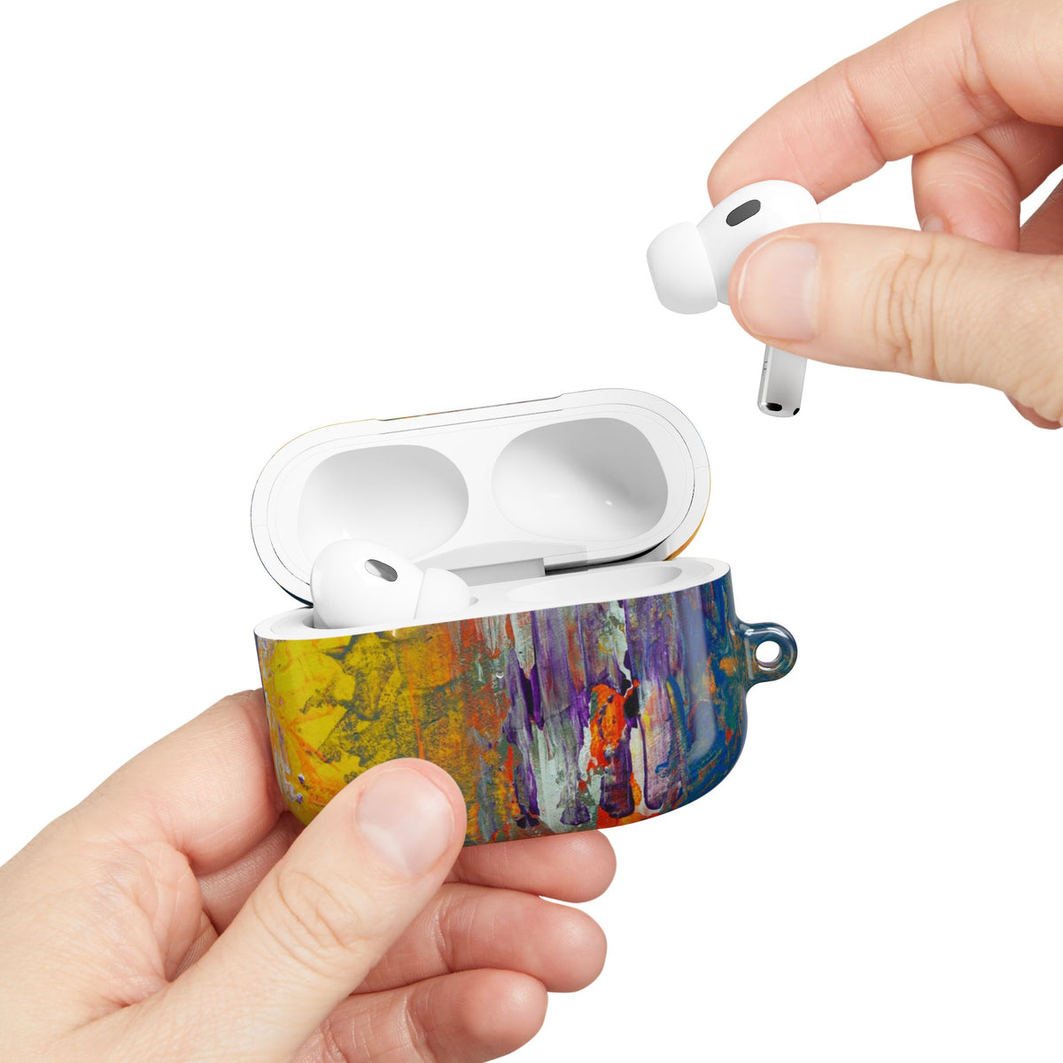 Abstract Brushstroke AirPod Cases