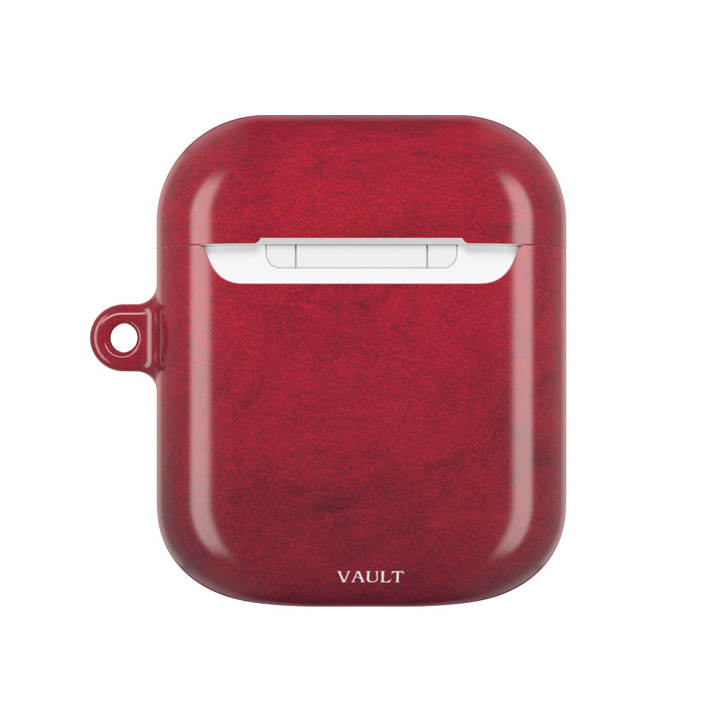 Red Marble AirPod Case – Protective Slim Charging Case Cover