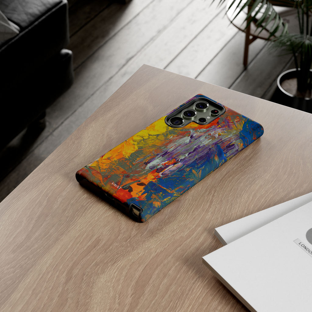 Abstract Color Splash Phone Case — Vibrant Artistic Protective Cover