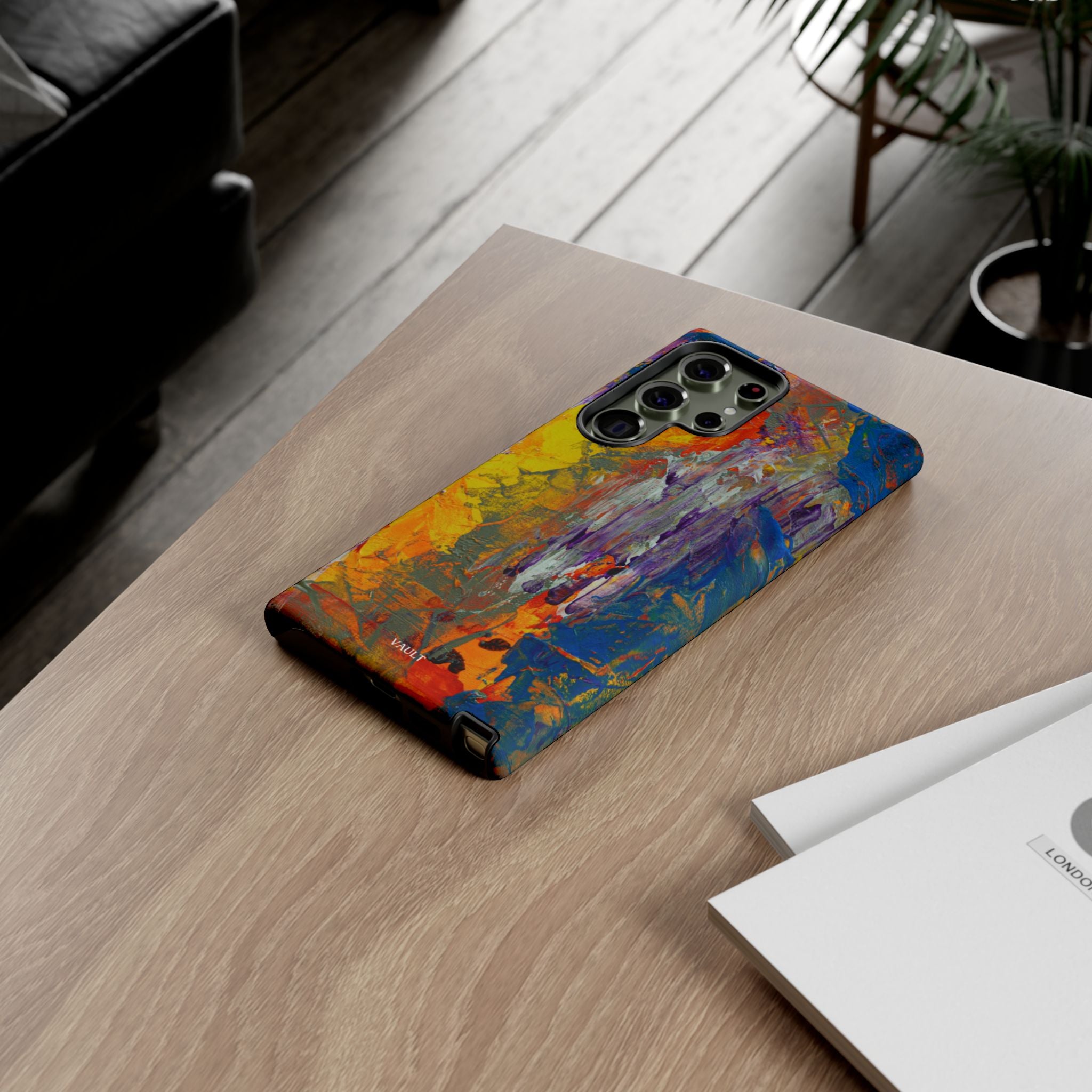Abstract Color Splash Phone Case — Vibrant Artistic Protective Cover
